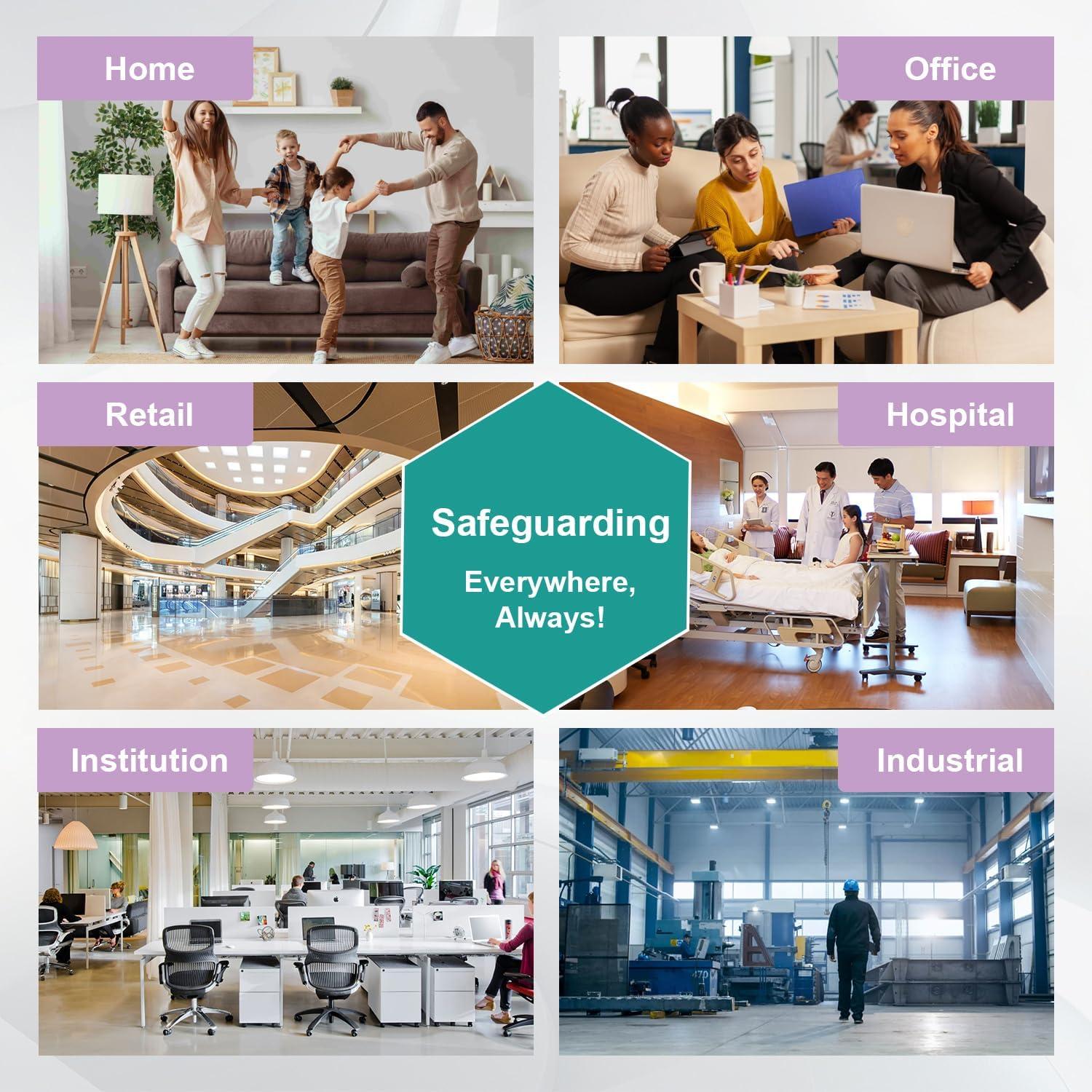 Filtro de aire Plzgoon 12x12x1 MERV 8 - Paquete de 4