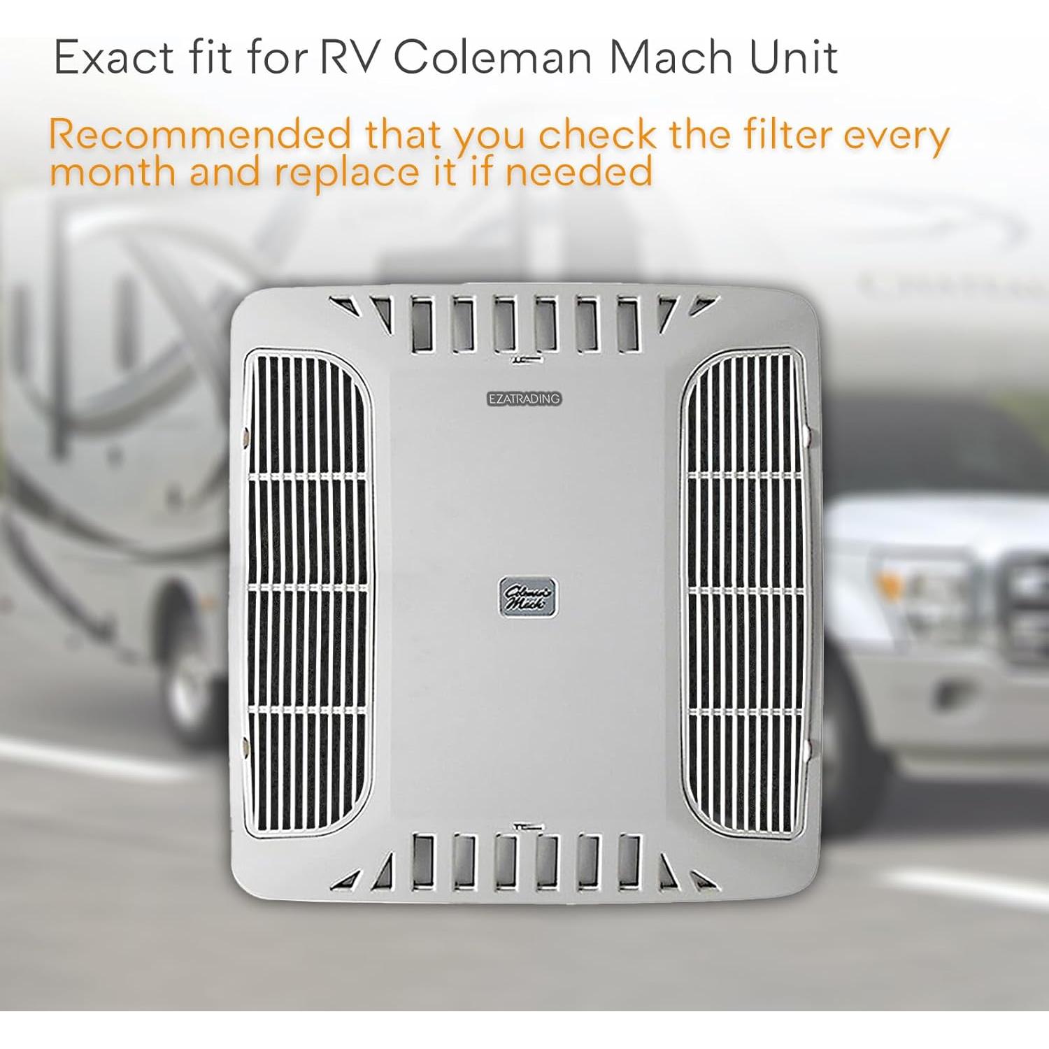 Filtro de Aire de Carbón Activado Premium Ezatrading 2 Pzas 10.16x40.64cm