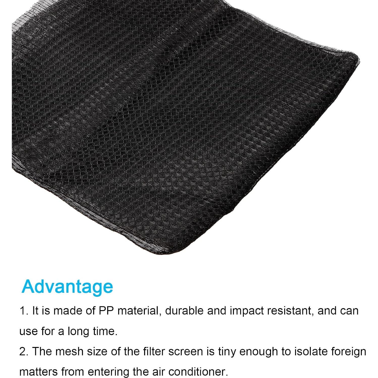 Filtro de Aire Acondicionado PATIKIL 120x60cm Plástico Negro