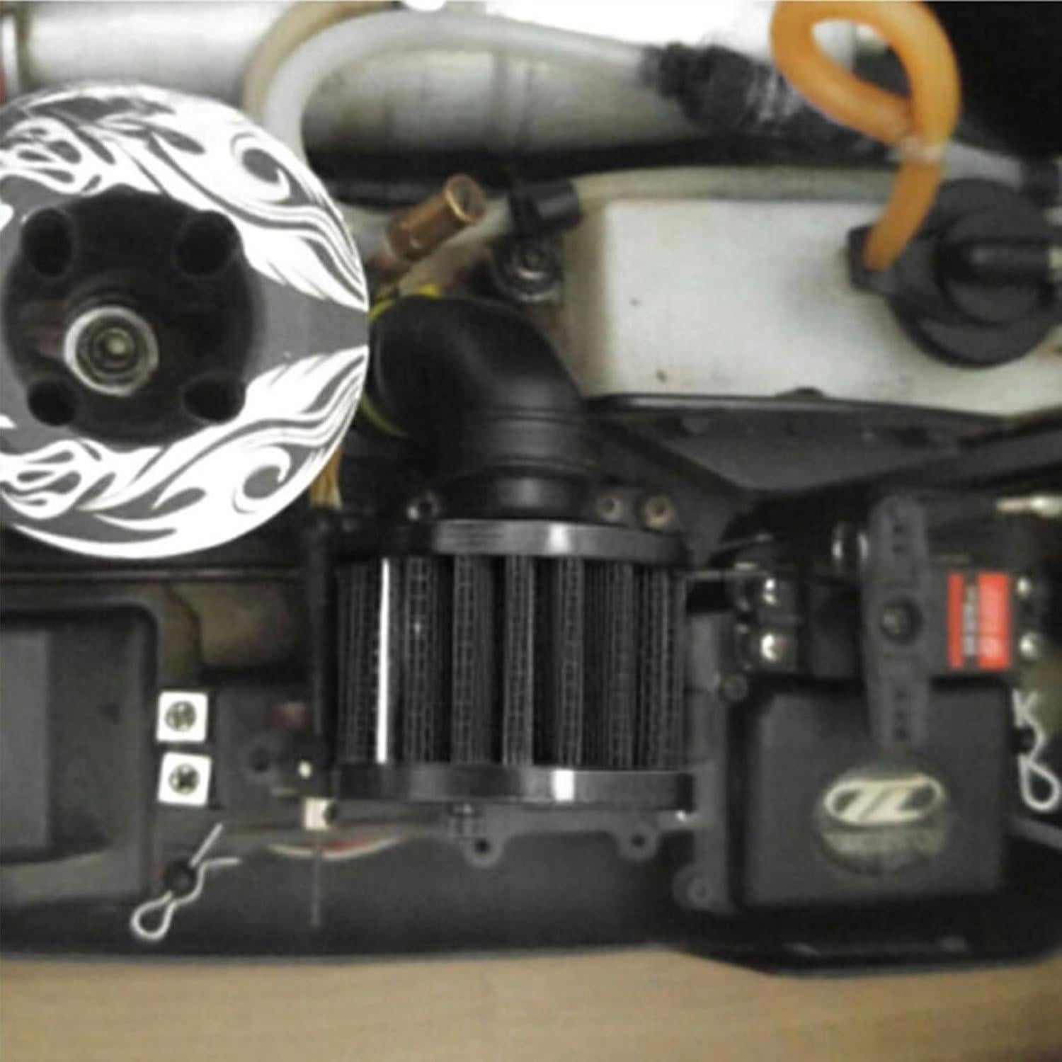 4 Filtros de Aire Negro 12mm BDIBD para Coche y Motocicleta