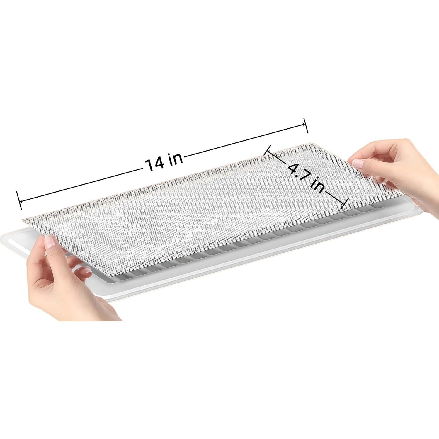 4 PCS Cubiertas Magnéticas para Ventilación 10x35 cm Xiesaip