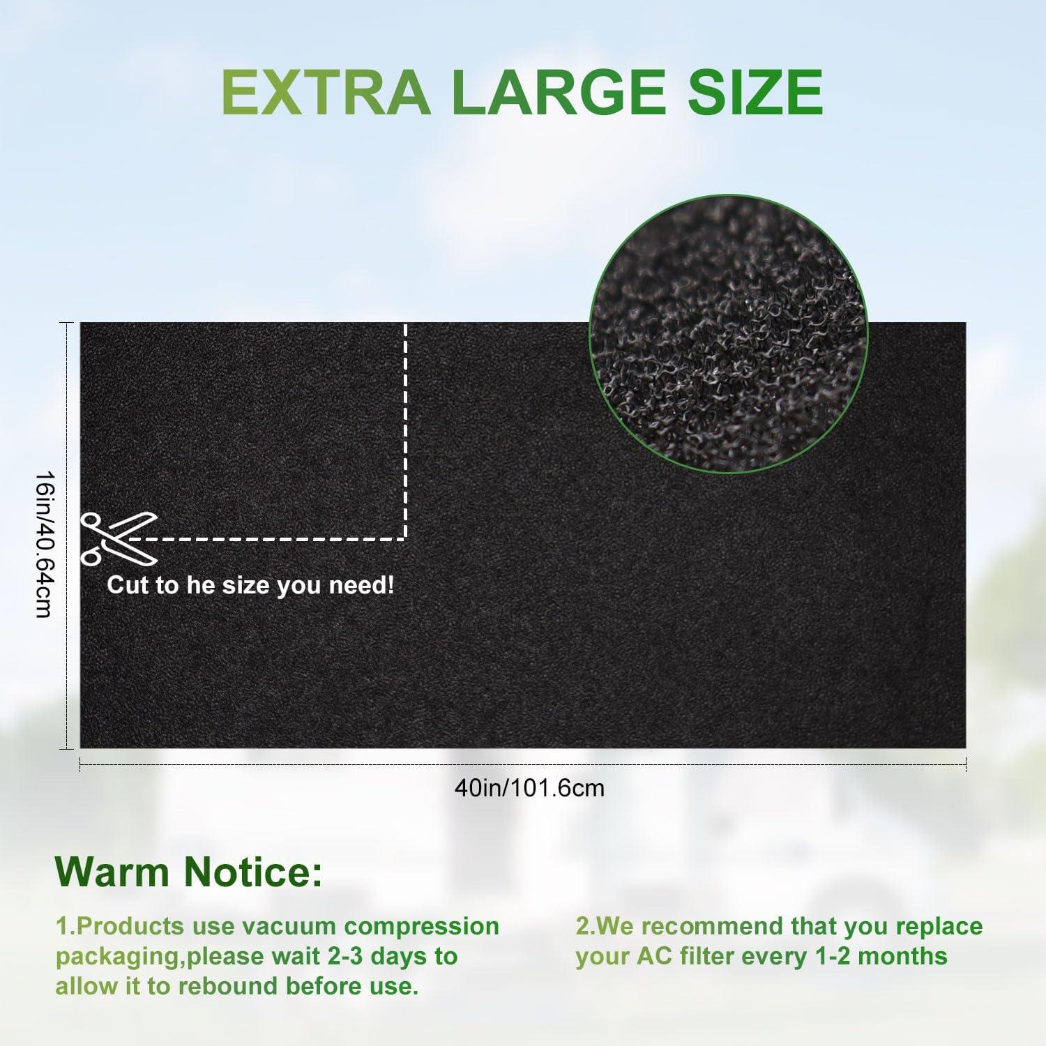 Filtro de Aire Acondicionado RV SUNCARACCL 101.6x40.6 cm Cortable