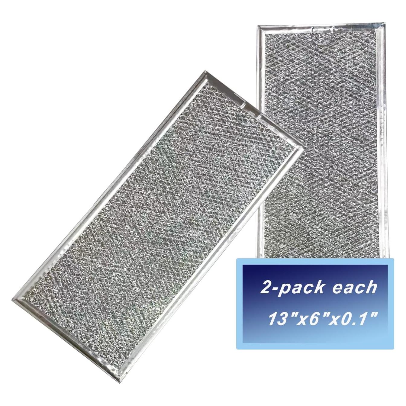 Filtro de microondas 2Pack Madhut W10208631A 33x15 cm Aluminio