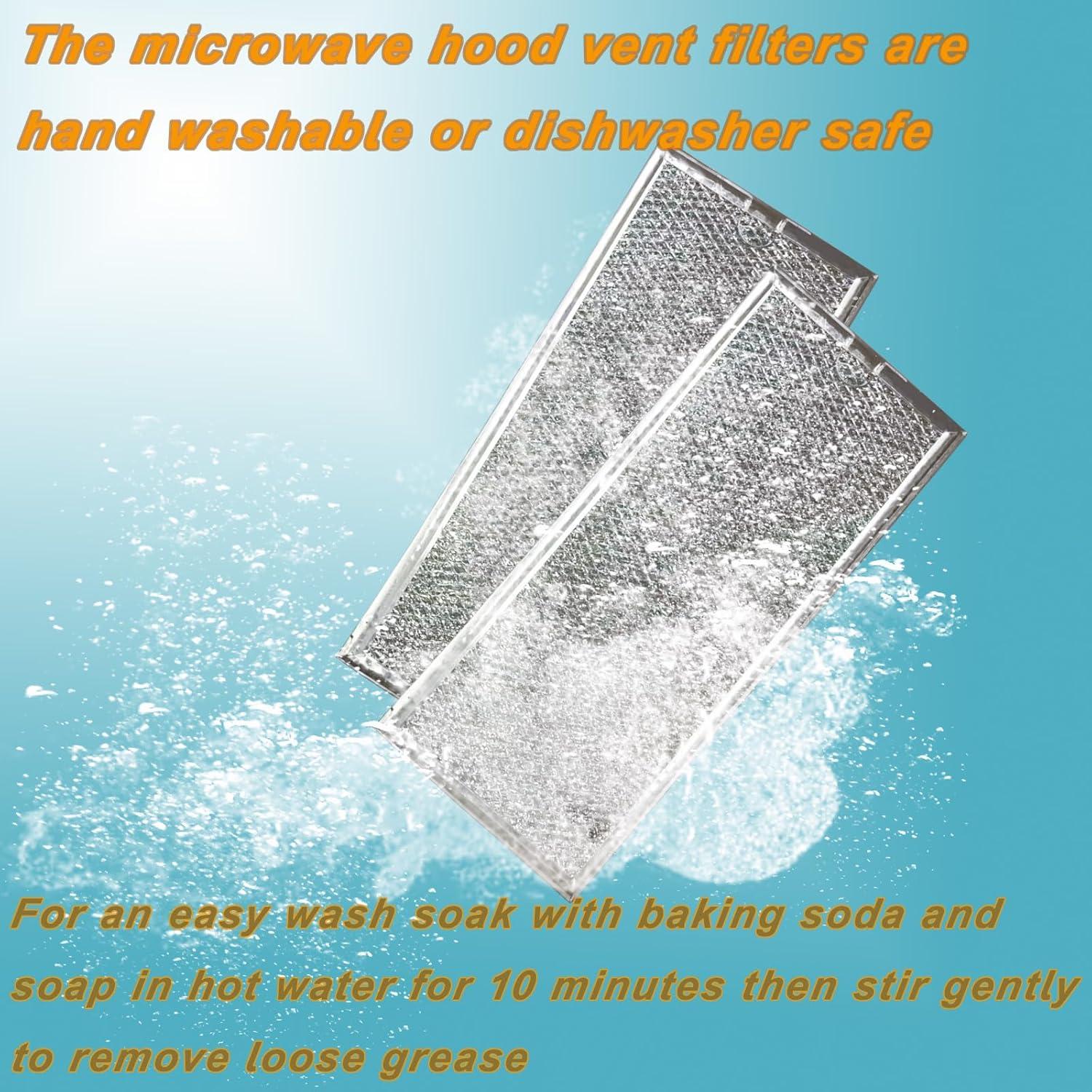 Filtro de microondas 2Pack Madhut W10208631A 33x15 cm Aluminio