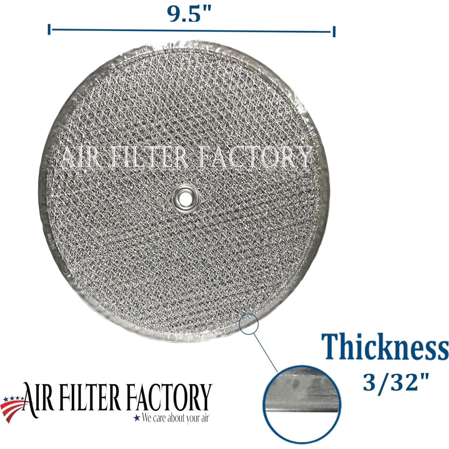 Filtro de Grasa Redondo 24 cm Aluminio 12 Capas 2-Pack