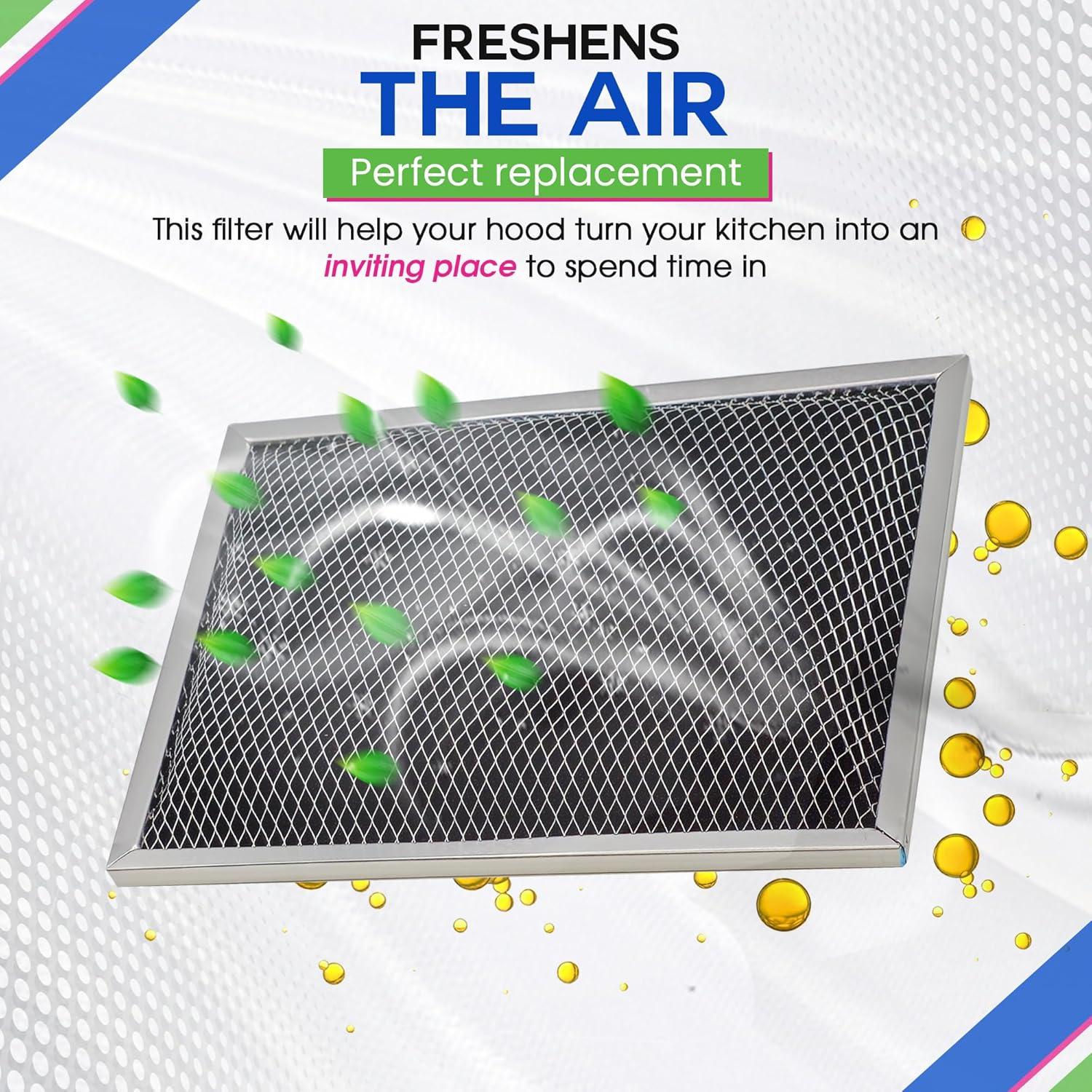 Filtro de Carbón Bagean W10355450 para Campana Extractora 3 Pzas