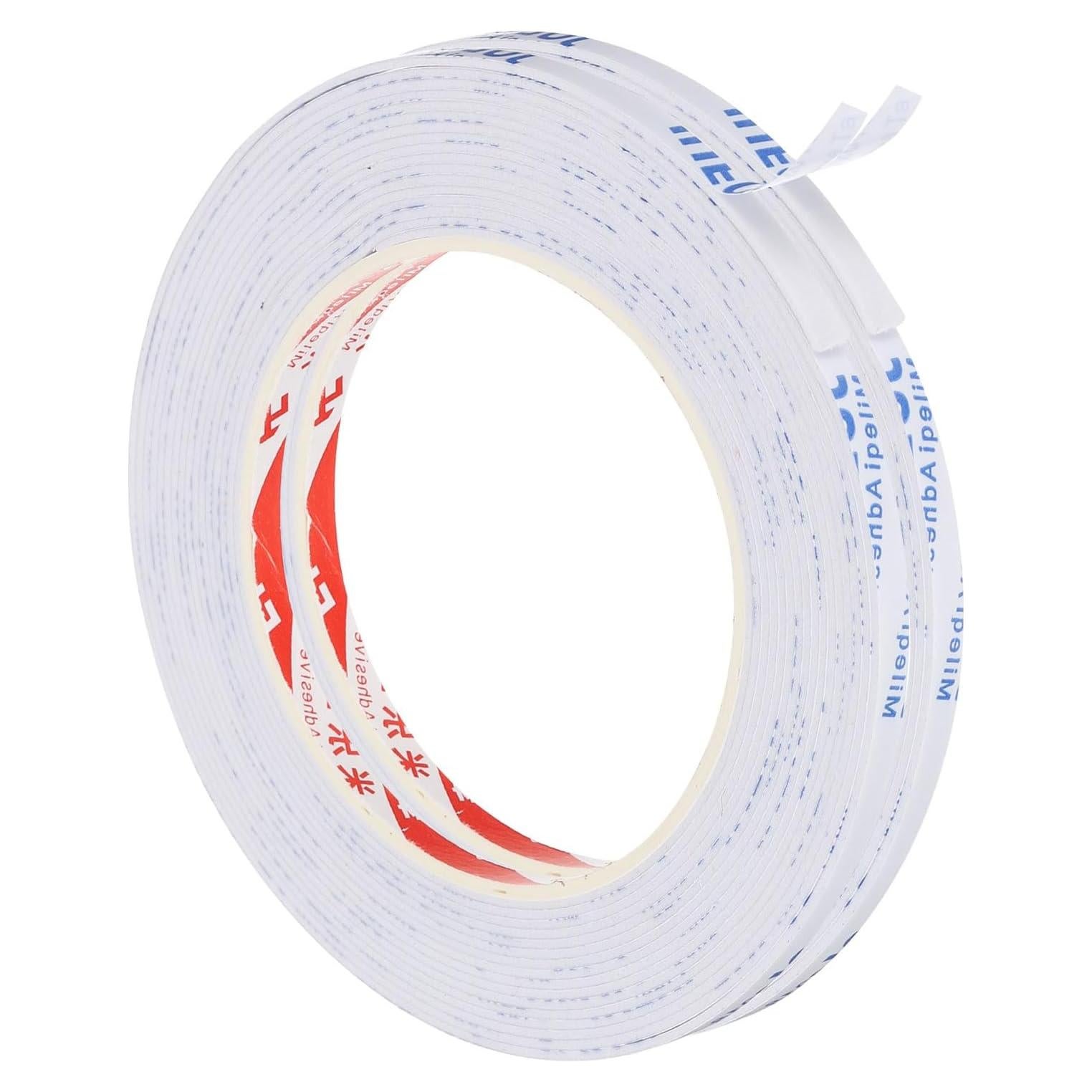 Cinta de Espuma Aislante PATIKIL 5m x 5mm x 1mm Blanca - 2 Rollos