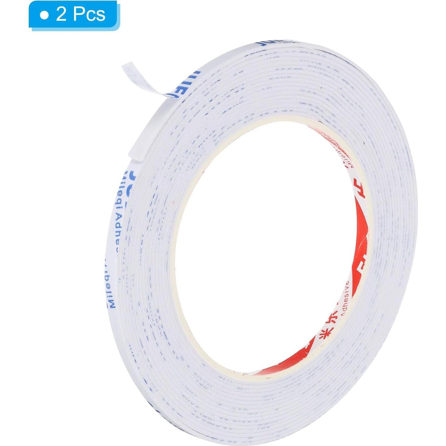 Cinta de Espuma Aislante PATIKIL 5m x 5mm x 1mm Blanca - 2 Rollos