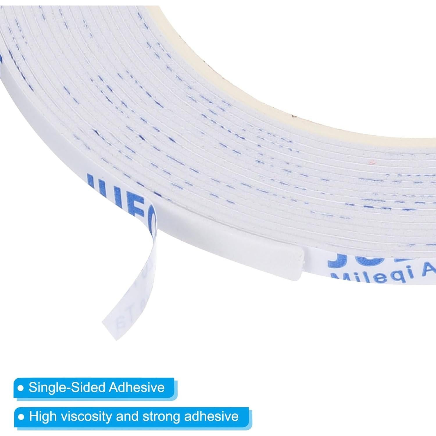 Cinta de Espuma Aislante PATIKIL 5m x 5mm x 1mm Blanca - 2 Rollos