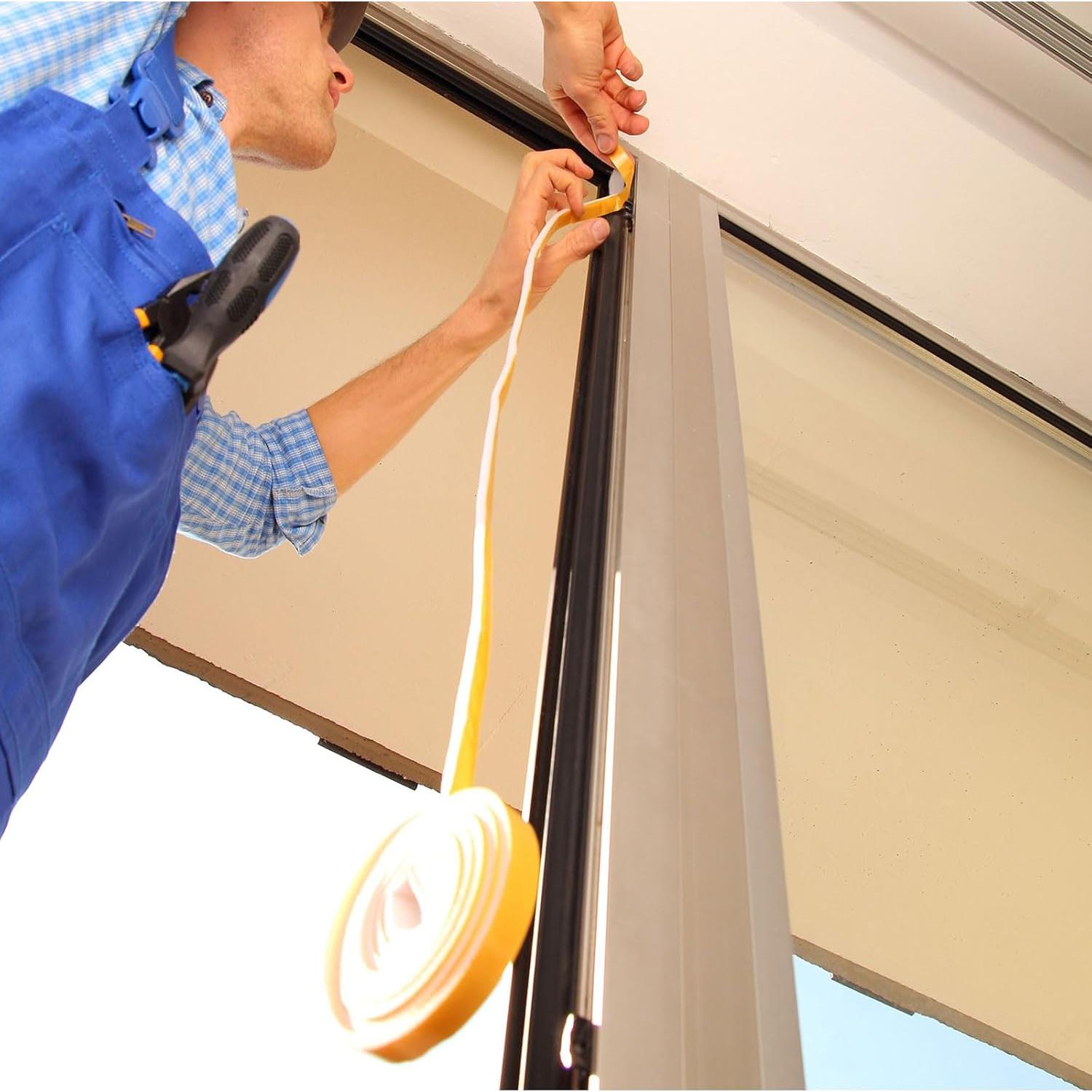 Cinta de Espuma Aislante PATIKIL 5m x 5mm x 1mm Blanca - 2 Rollos