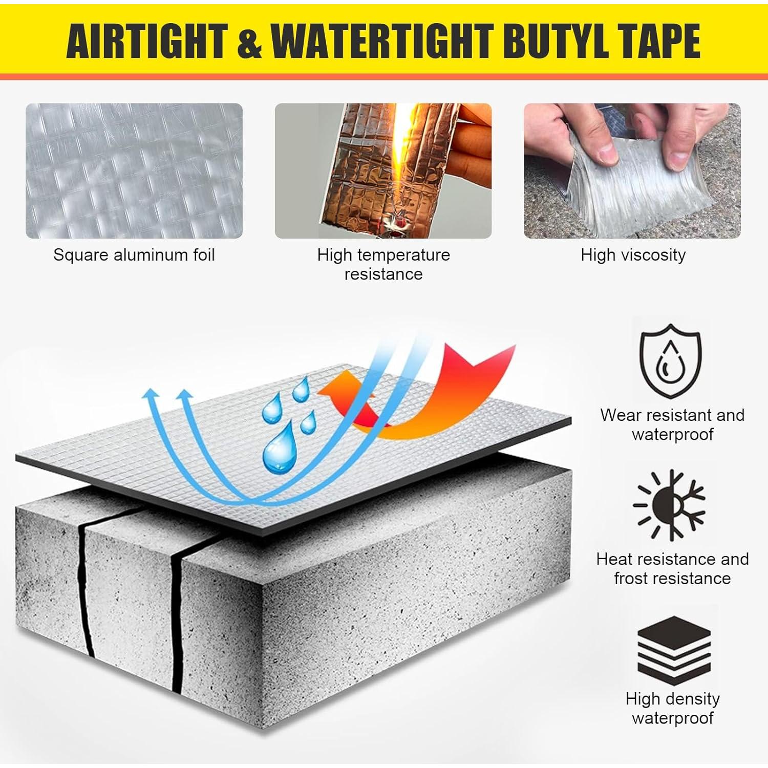 Cinta Butílica Selladora 4.88m x 5.08cm TVlifams