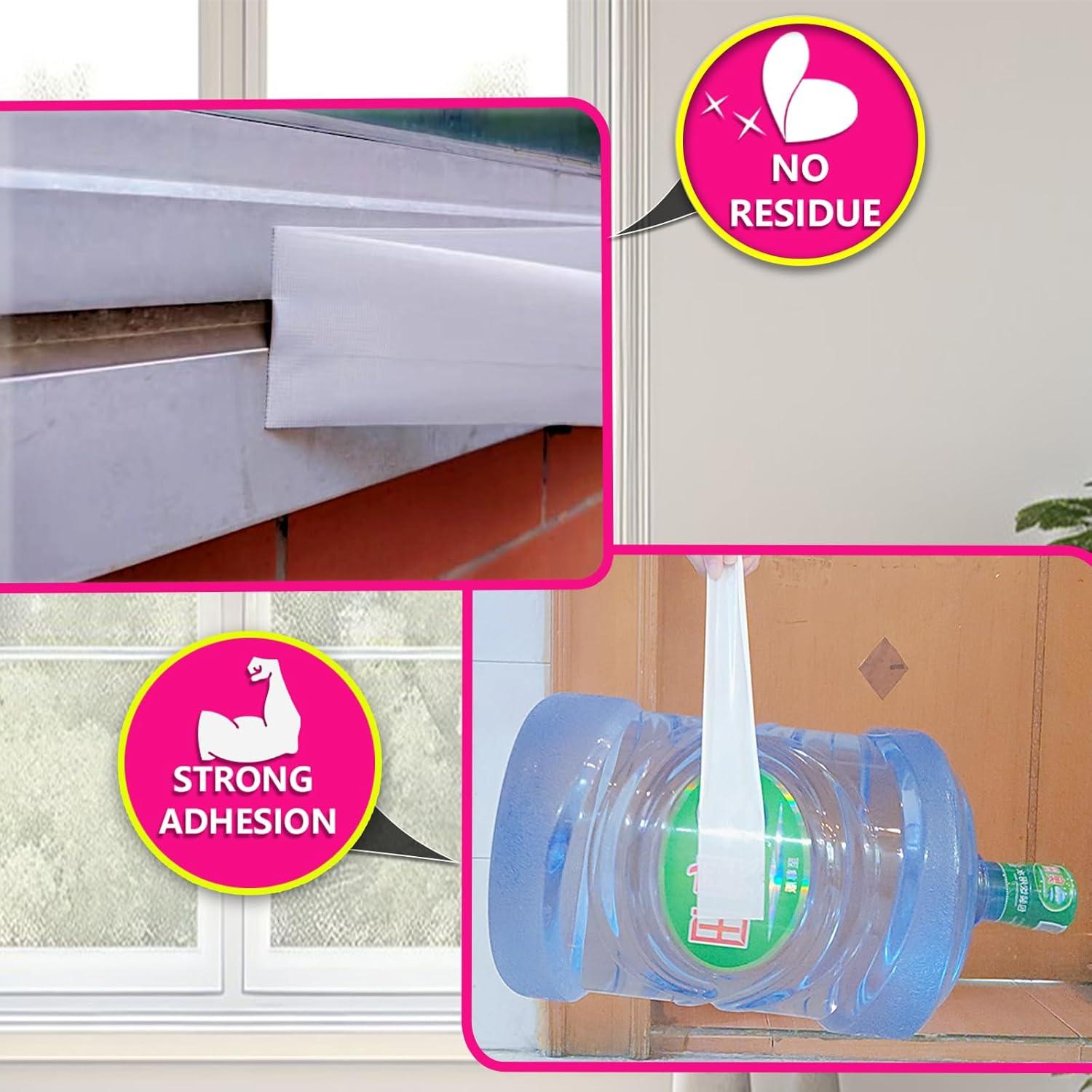 Cinta de Sellado para Ventanas WENSSKKU 5cm x 19.81m Blanca