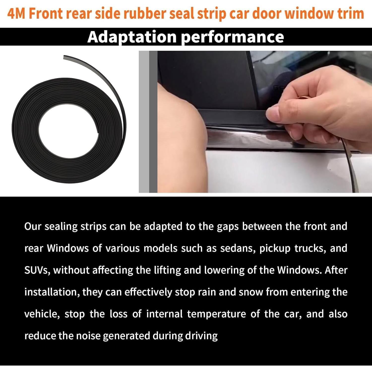 Tira de Sello de Goma 4M Aspaton para Ventanas de Coche