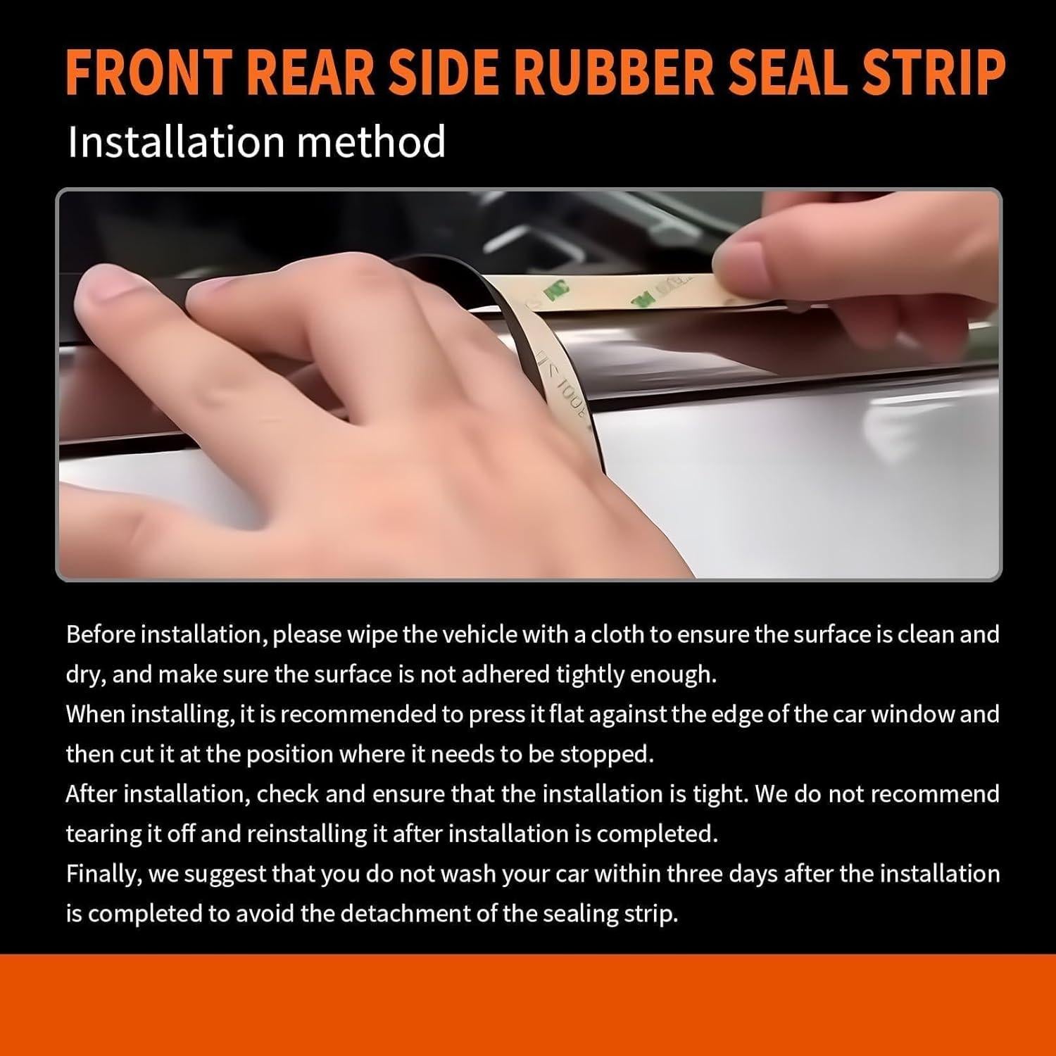 Tira de Sello de Goma 4M Aspaton para Ventanas de Coche