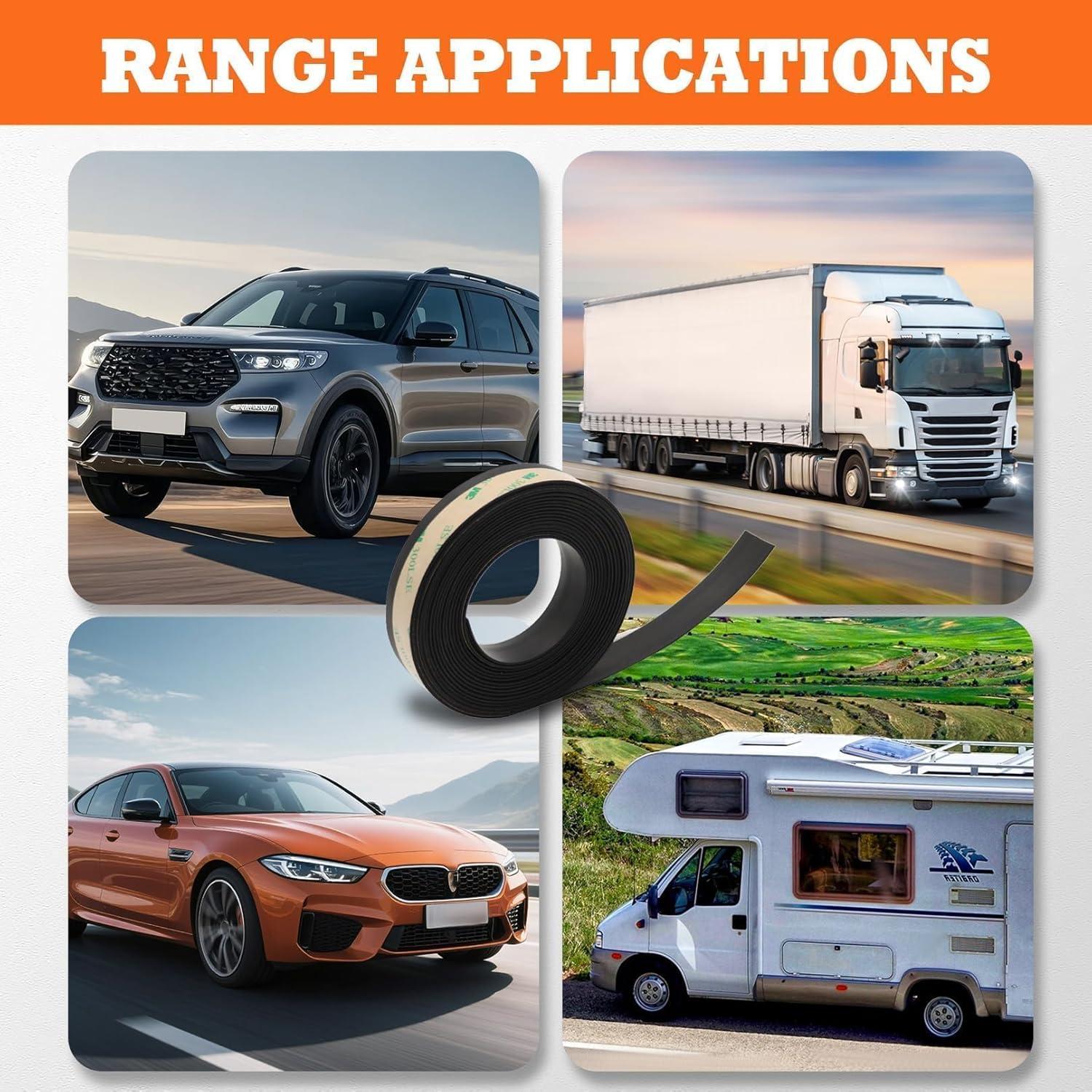 Tira de Sello de Goma 4M Aspaton para Ventanas de Coche