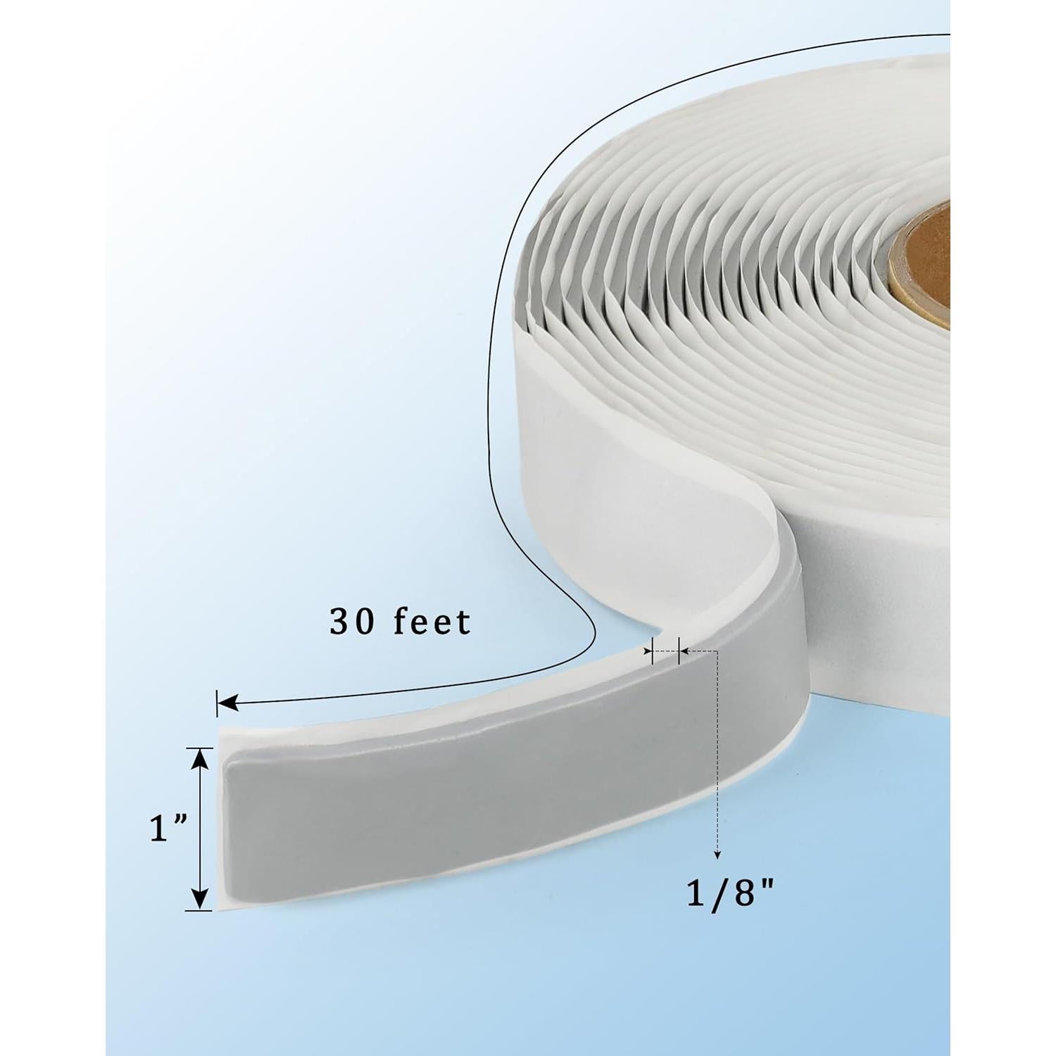 Cinta Selladora Butílica X-Haibei 1.9cm x 9.1m Gris