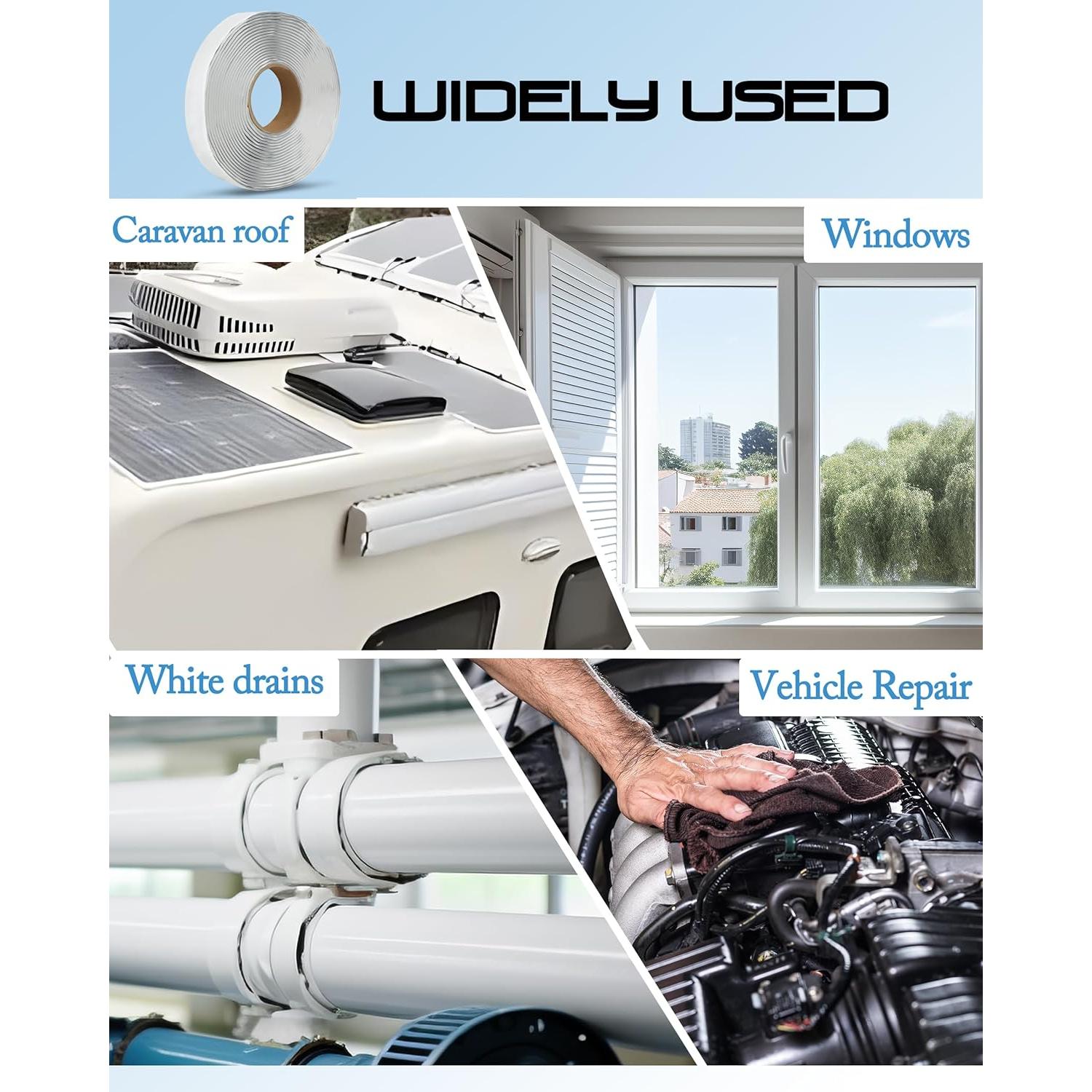 Cinta Selladora Butílica X-Haibei 1.9cm x 9.1m Gris