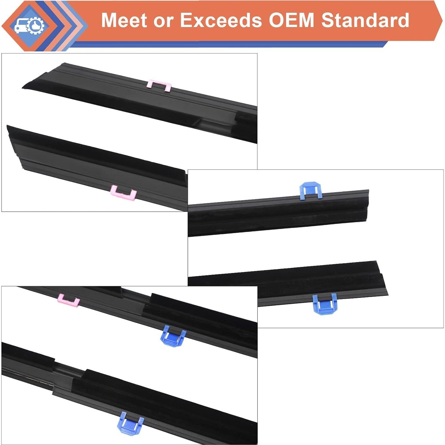 Sello Weatherstrip ZONFANT para Honda Civic 2012-2015 - 4 Pcs