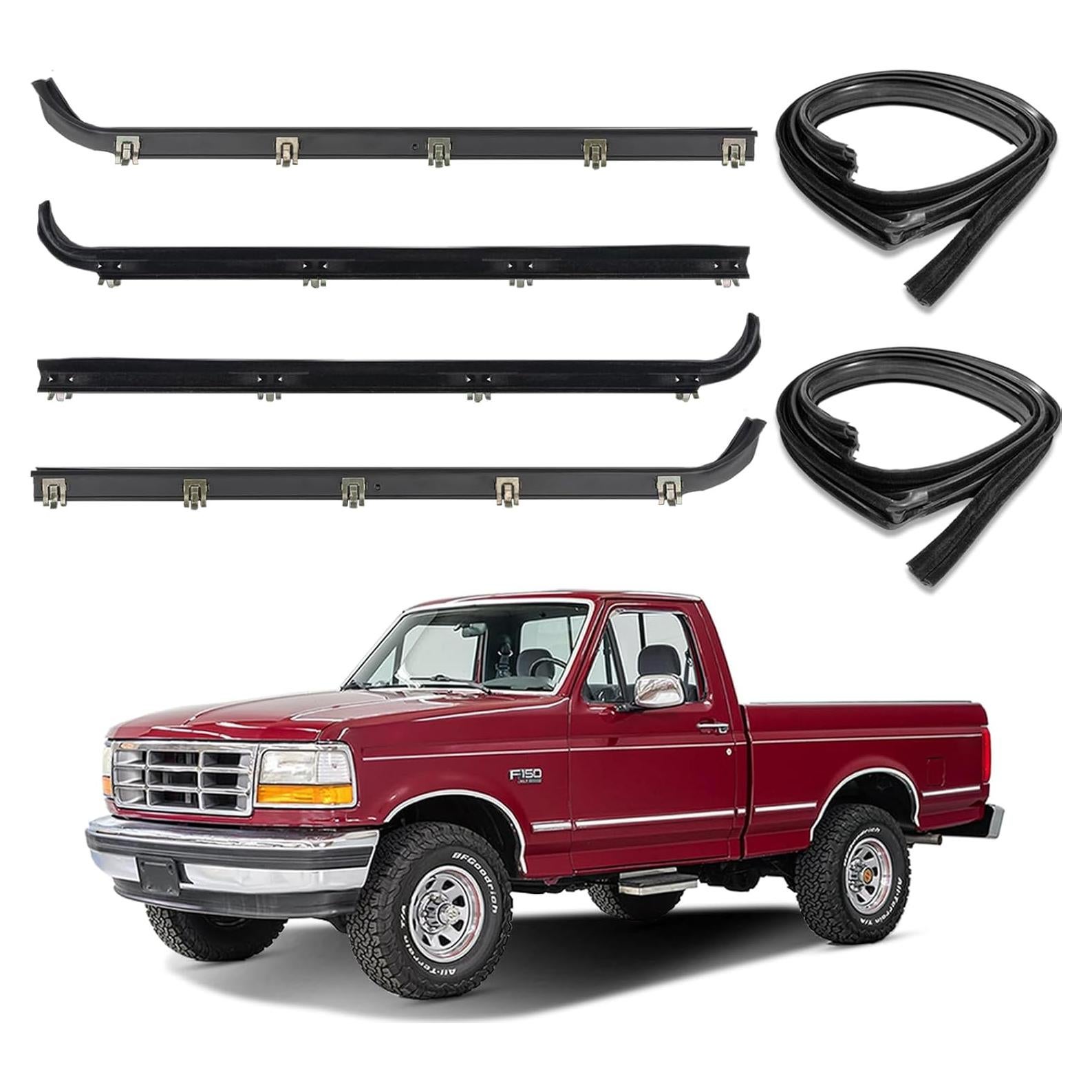 Kit de Burletes para Ventanas Ford F150 F250 F350 Bronco 1987-1997