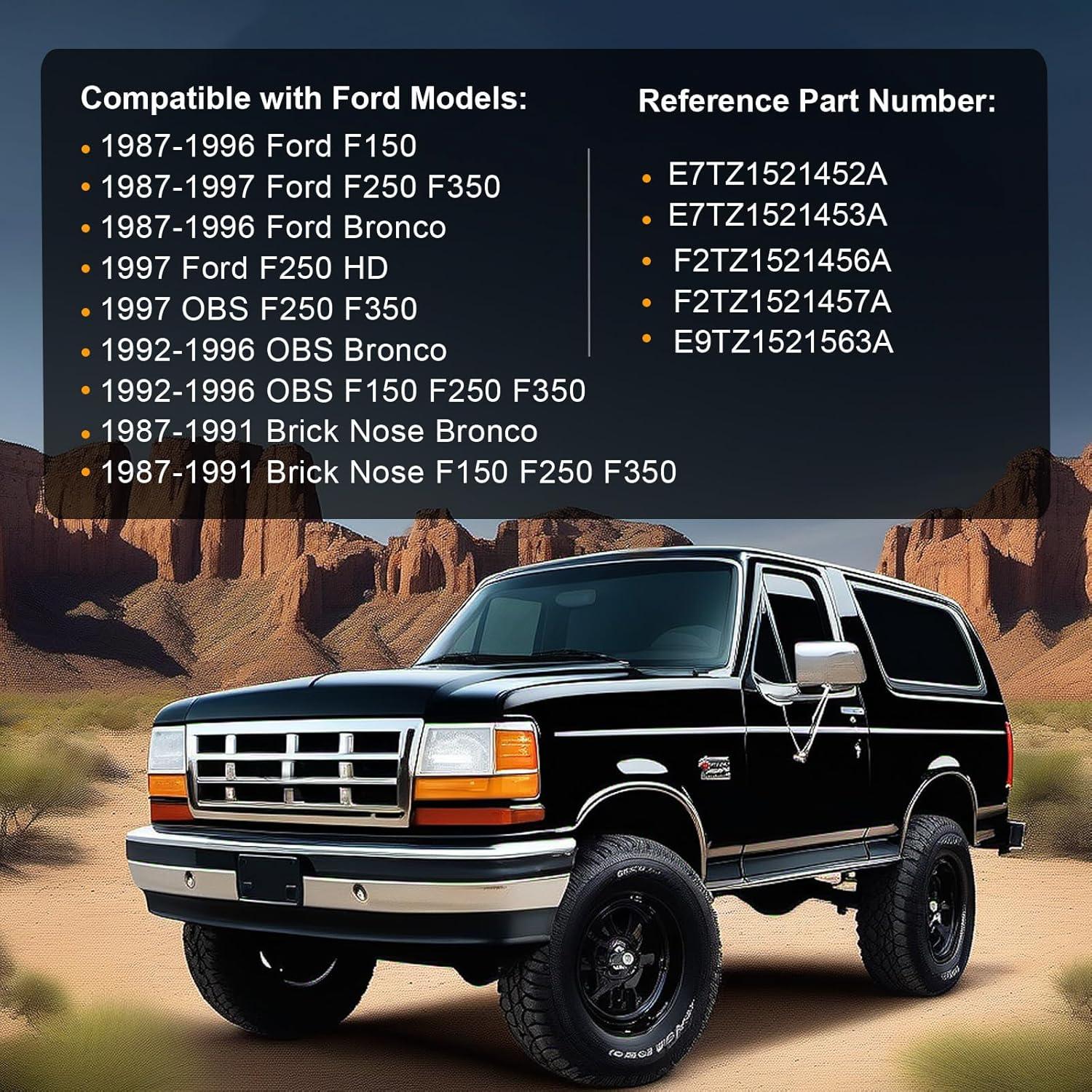 Kit de Burletes para Ventanas Ford F150 F250 F350 Bronco 1987-1997