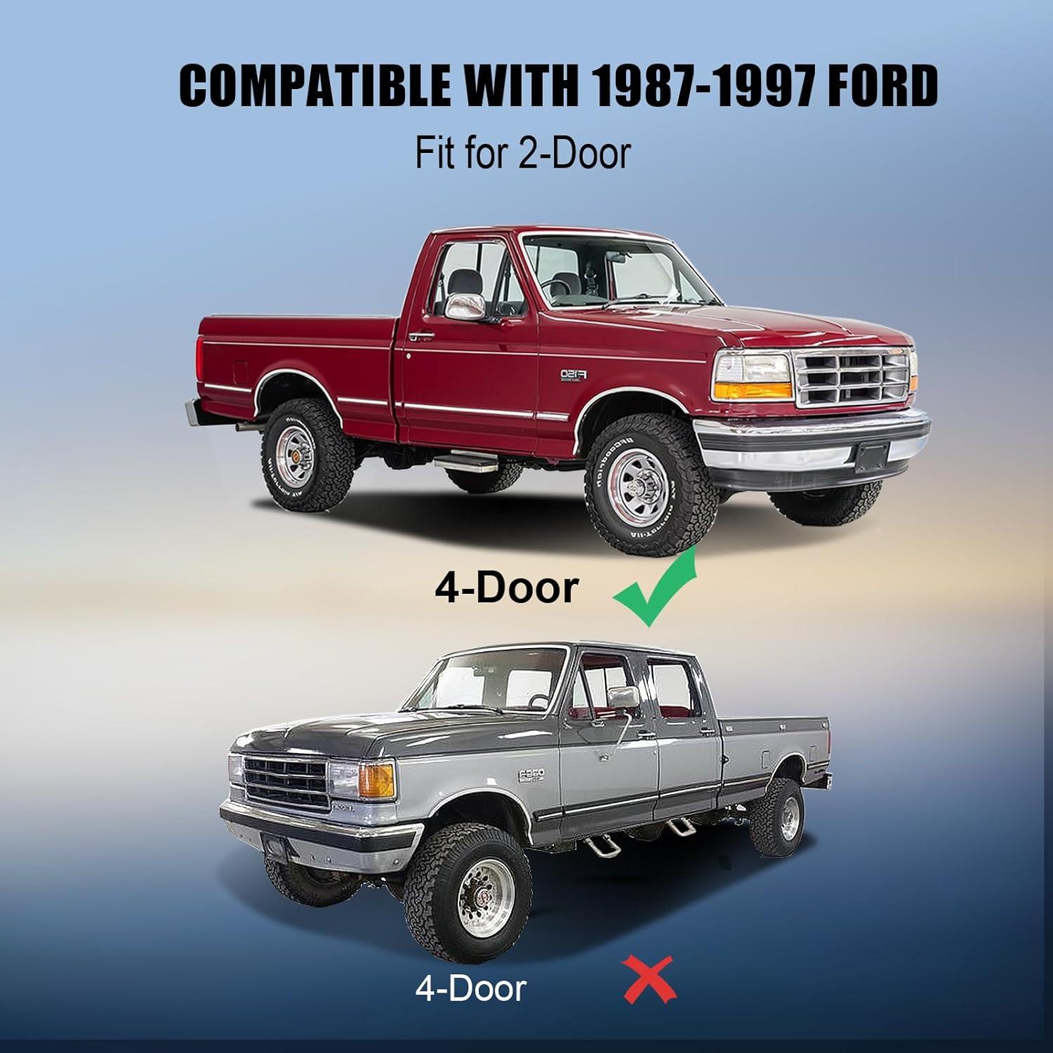 Kit de Burletes para Ventanas Ford F150 F250 F350 Bronco 1987-1997