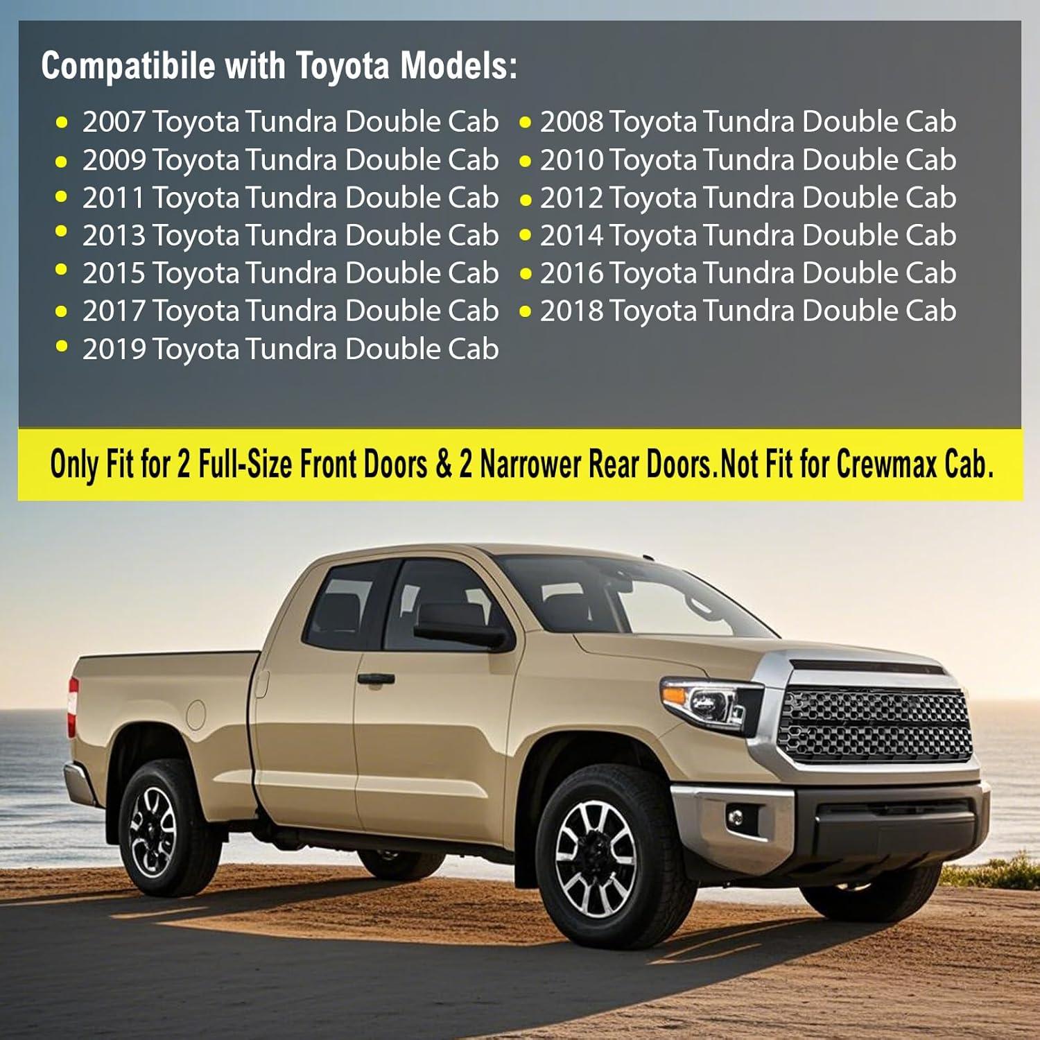 Sello de Moldura de Ventana ItranMc para Toyota Tundra 2007-2019