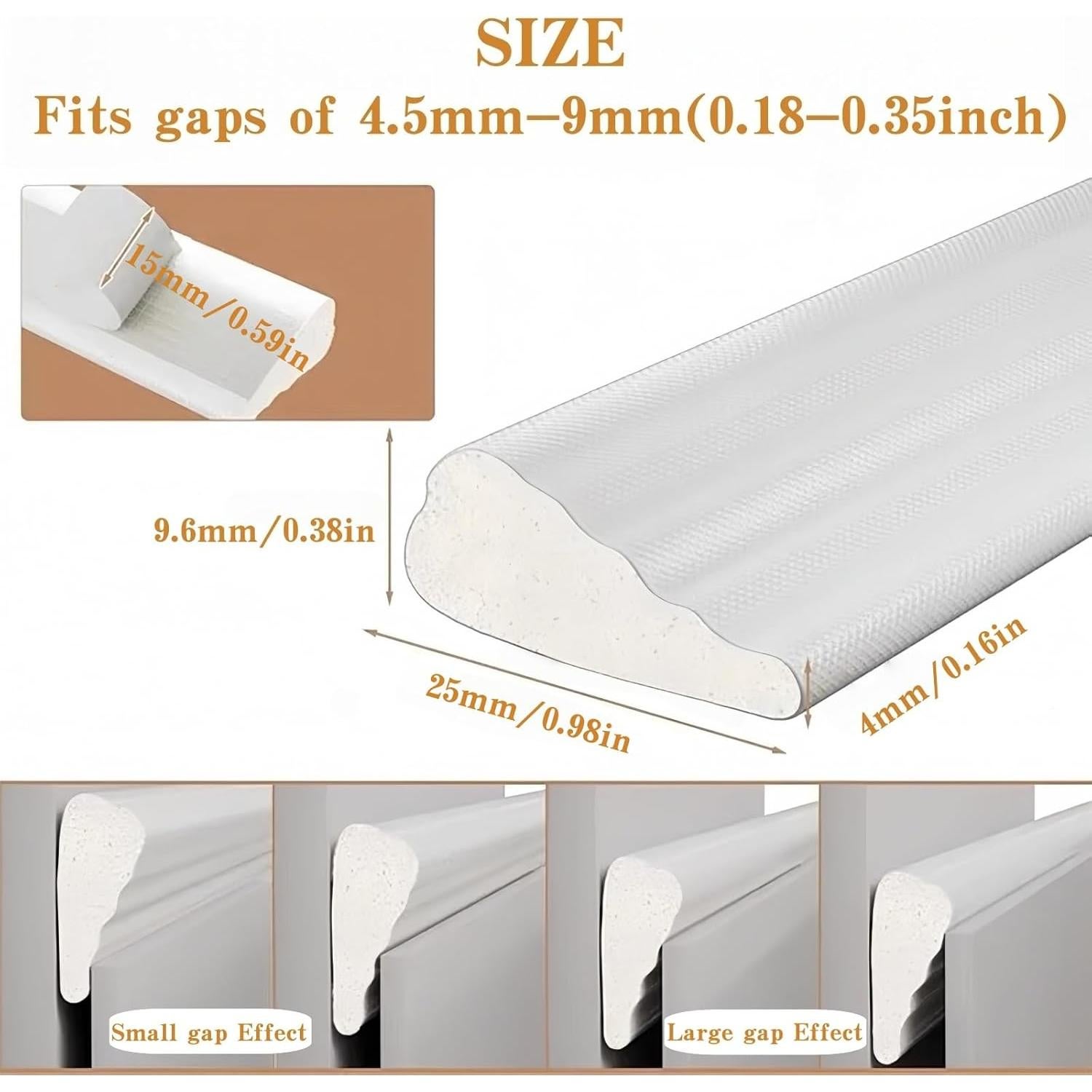 Sello de Aislamiento para Puerta Ymoilaky 299.72 cm Blanco