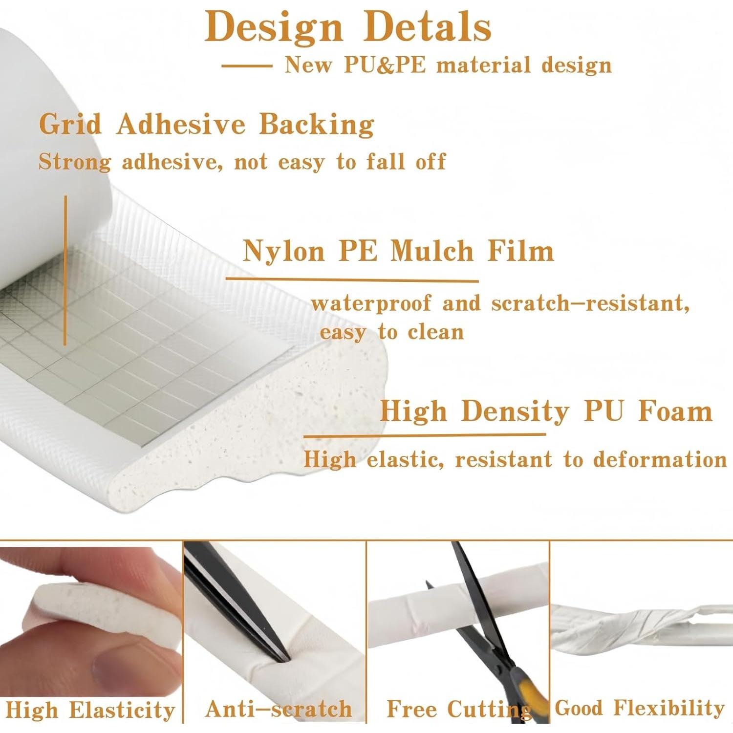 Sello de Aislamiento para Puerta Ymoilaky 299.72 cm Blanco