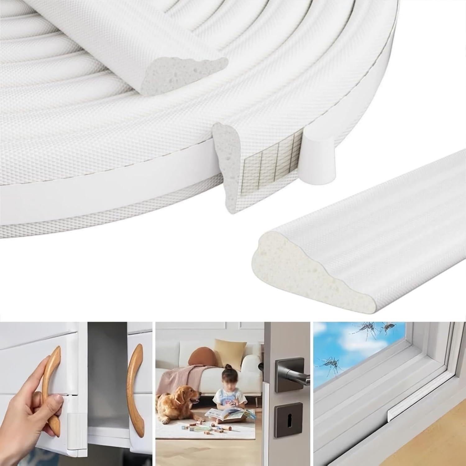 Sello de Aislamiento para Puerta Ymoilaky 299.72 cm Blanco