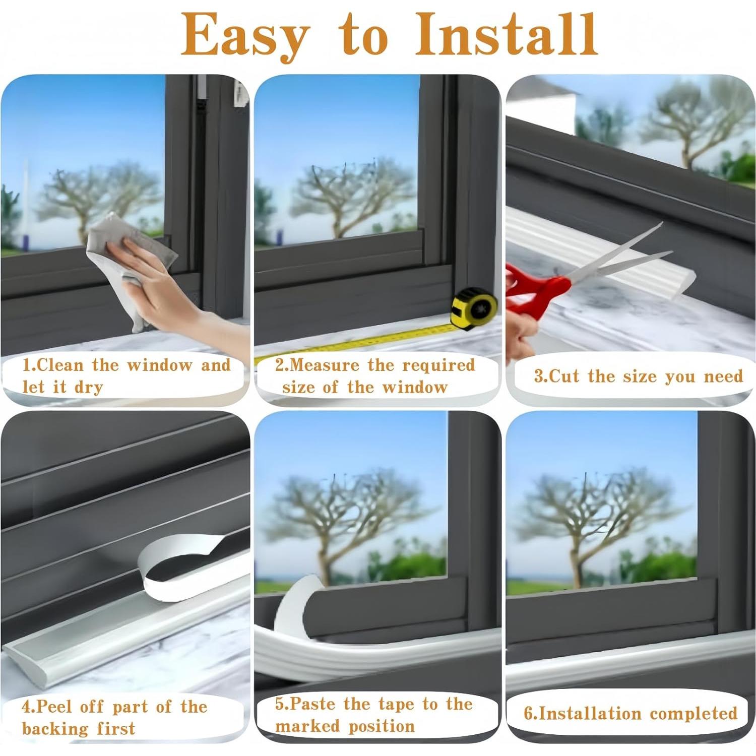 Sello de Aislamiento para Puerta Ymoilaky 299.72 cm Blanco