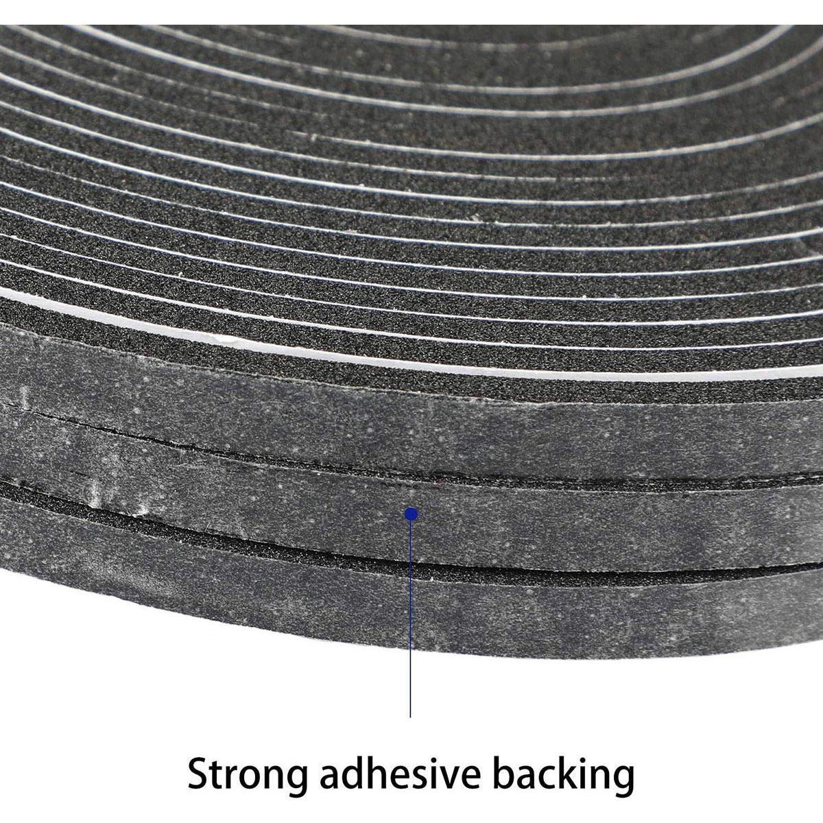 Cinta de Espuma Adhesiva CR 1.3cm x 1.3cm x 6.5m Aislamiento