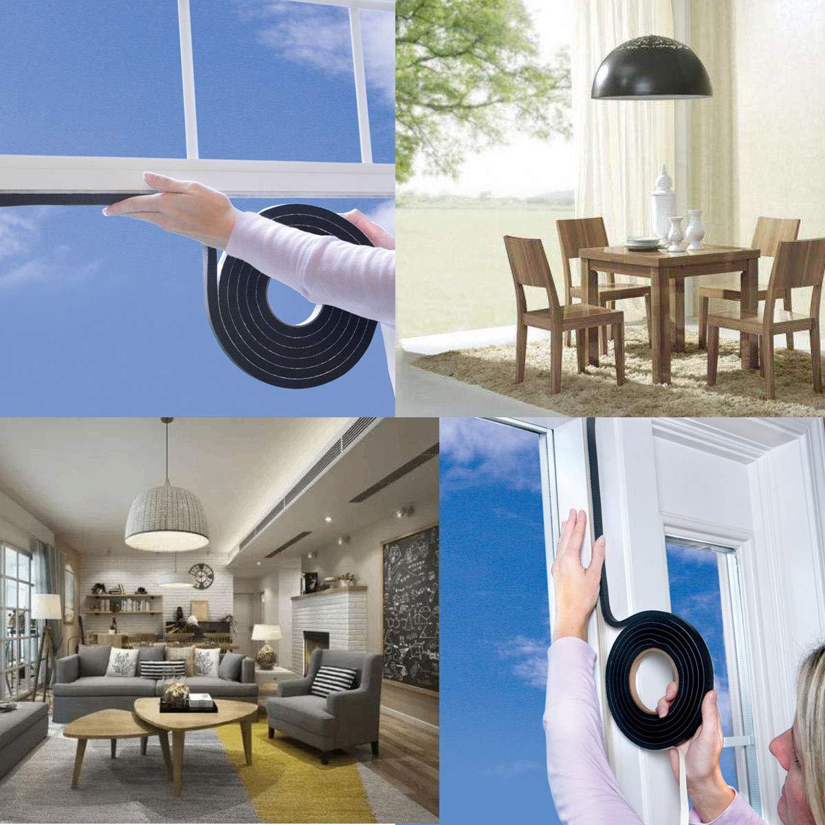 Cinta de Espuma Adhesiva CR 1.3cm x 1.3cm x 6.5m Aislamiento