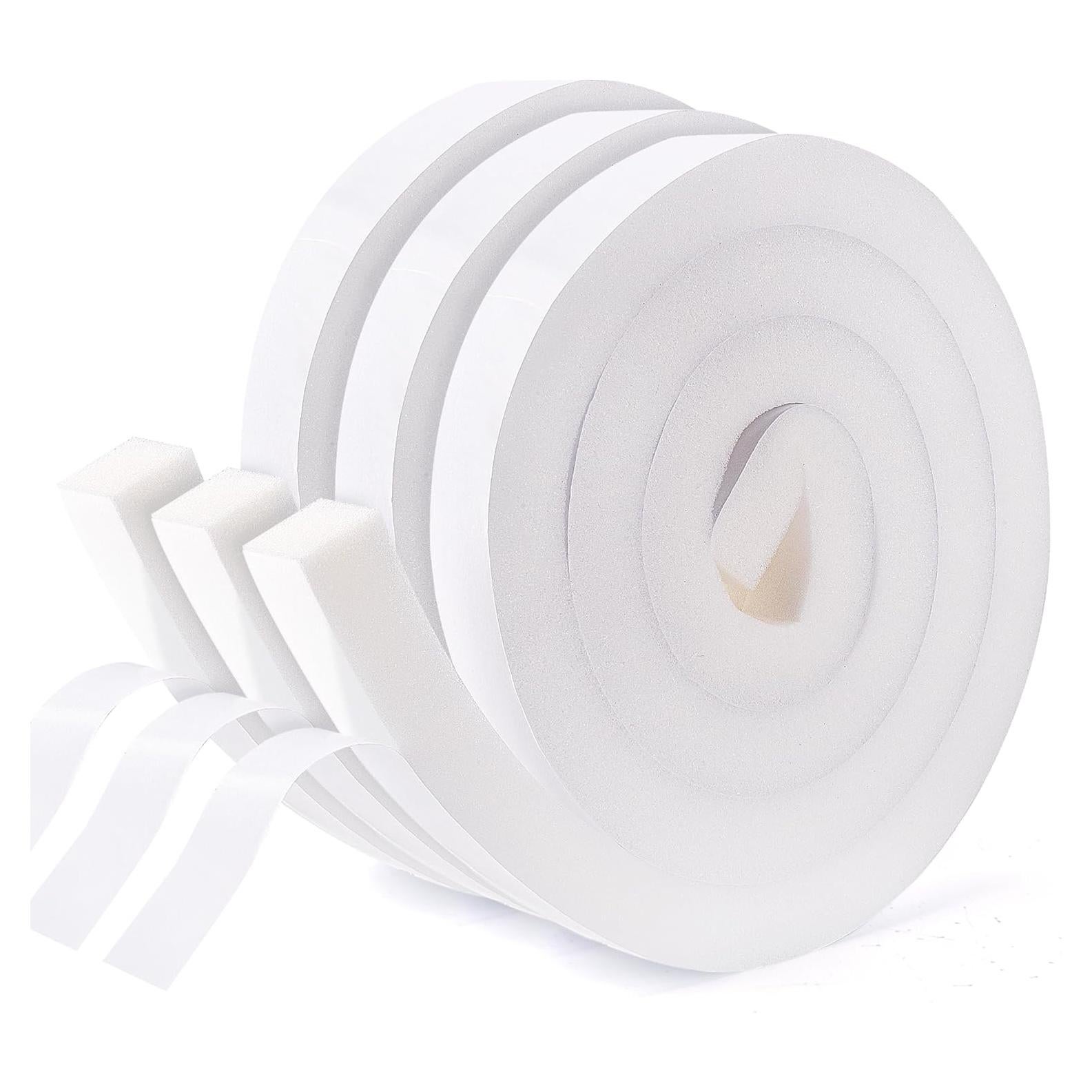 Cinta de Espuma Aislante Fioxcomko 3 Rollos 5.94 m Blanca