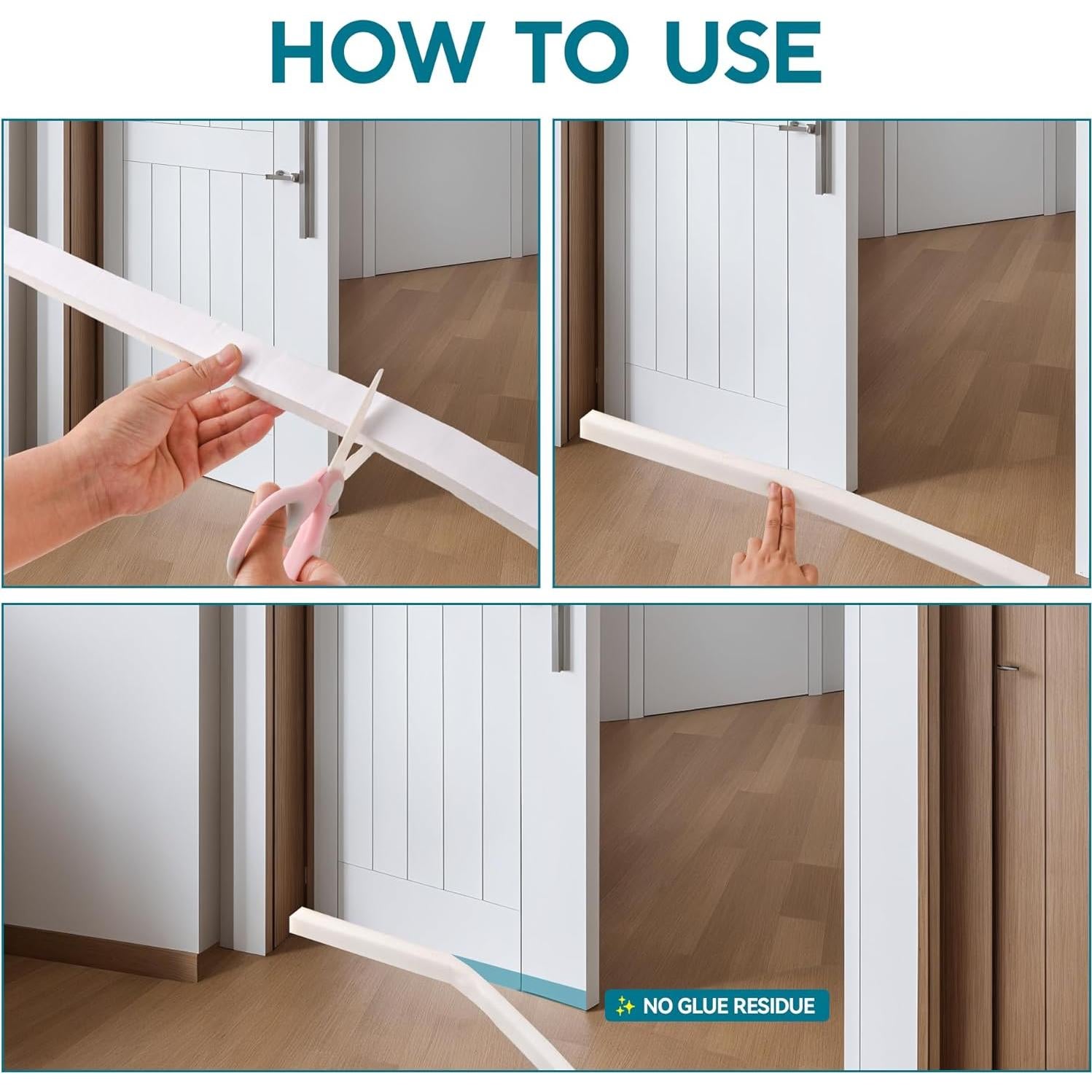 Cinta de Espuma Aislante Fioxcomko 3 Rollos 5.94 m Blanca