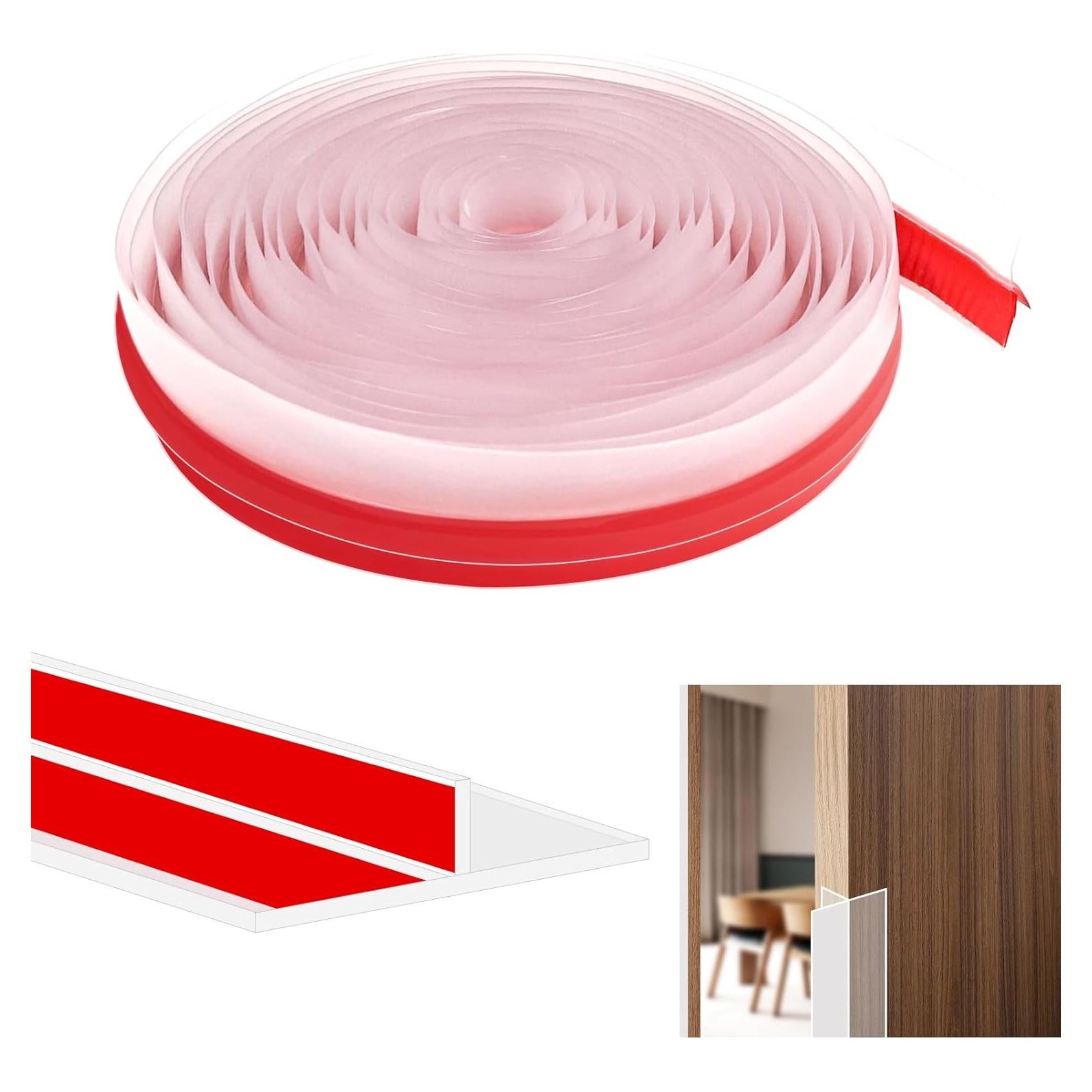 Tira de Sello Transparente Cranviech 6.1m Aislamiento Puertas Ventanas