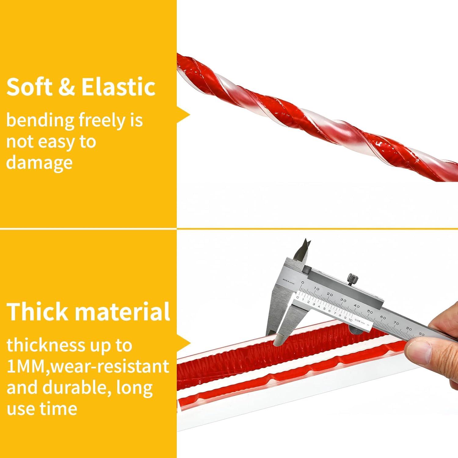 Tira de Sello Transparente Cranviech 6.1m Aislamiento Puertas Ventanas