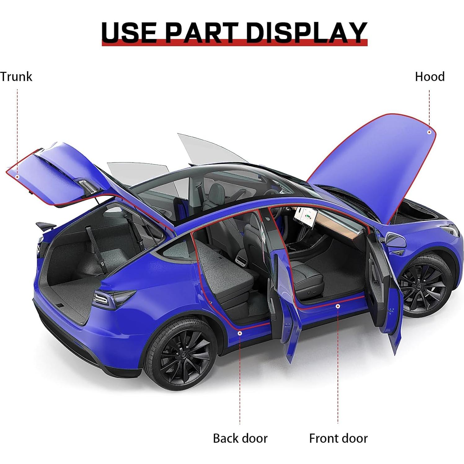 Tira de Sello de Goma Autoadhesiva Storystore 12m para Auto