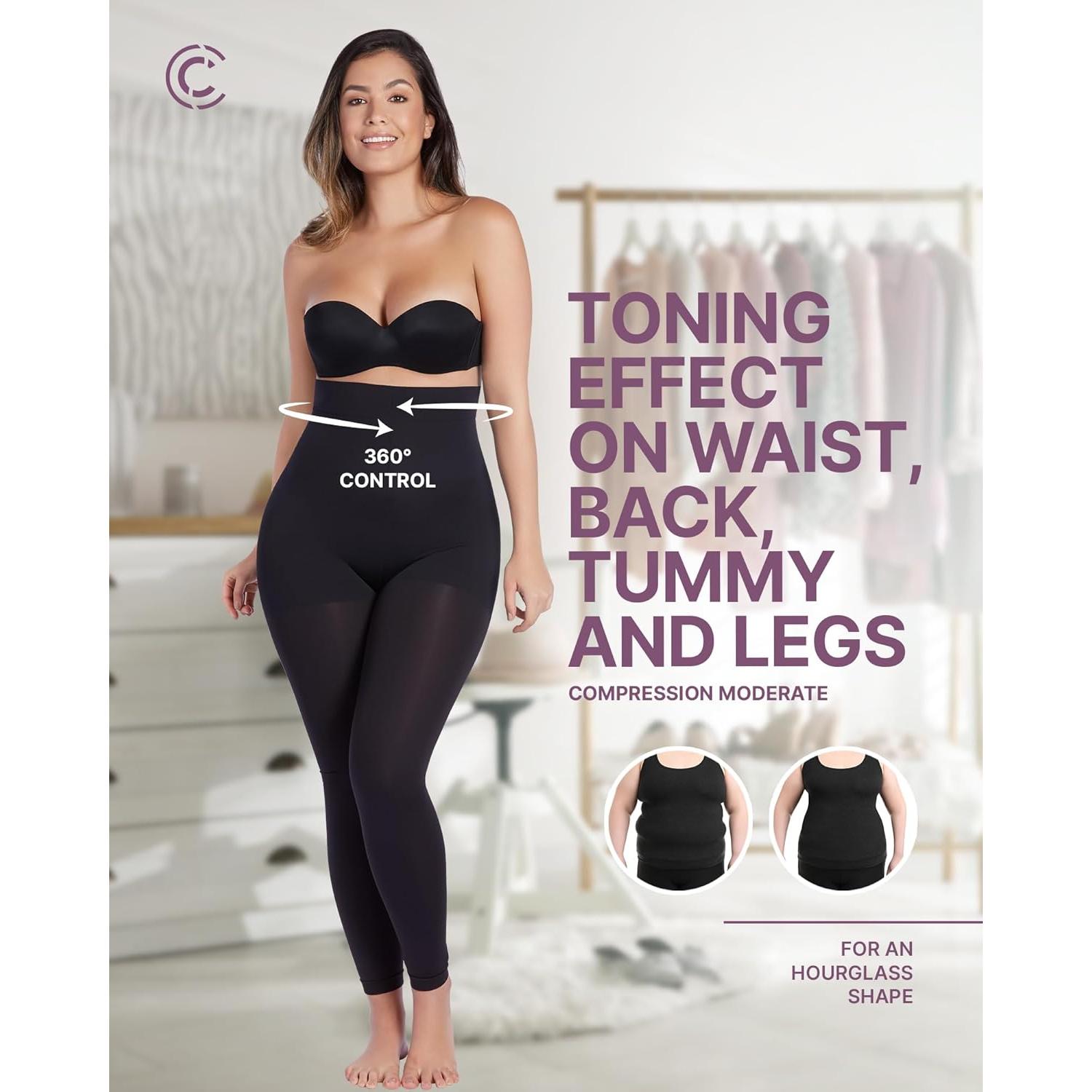 CURVEEZ Shapewear Mujeres Control Abdomen Levanta Glúteos
