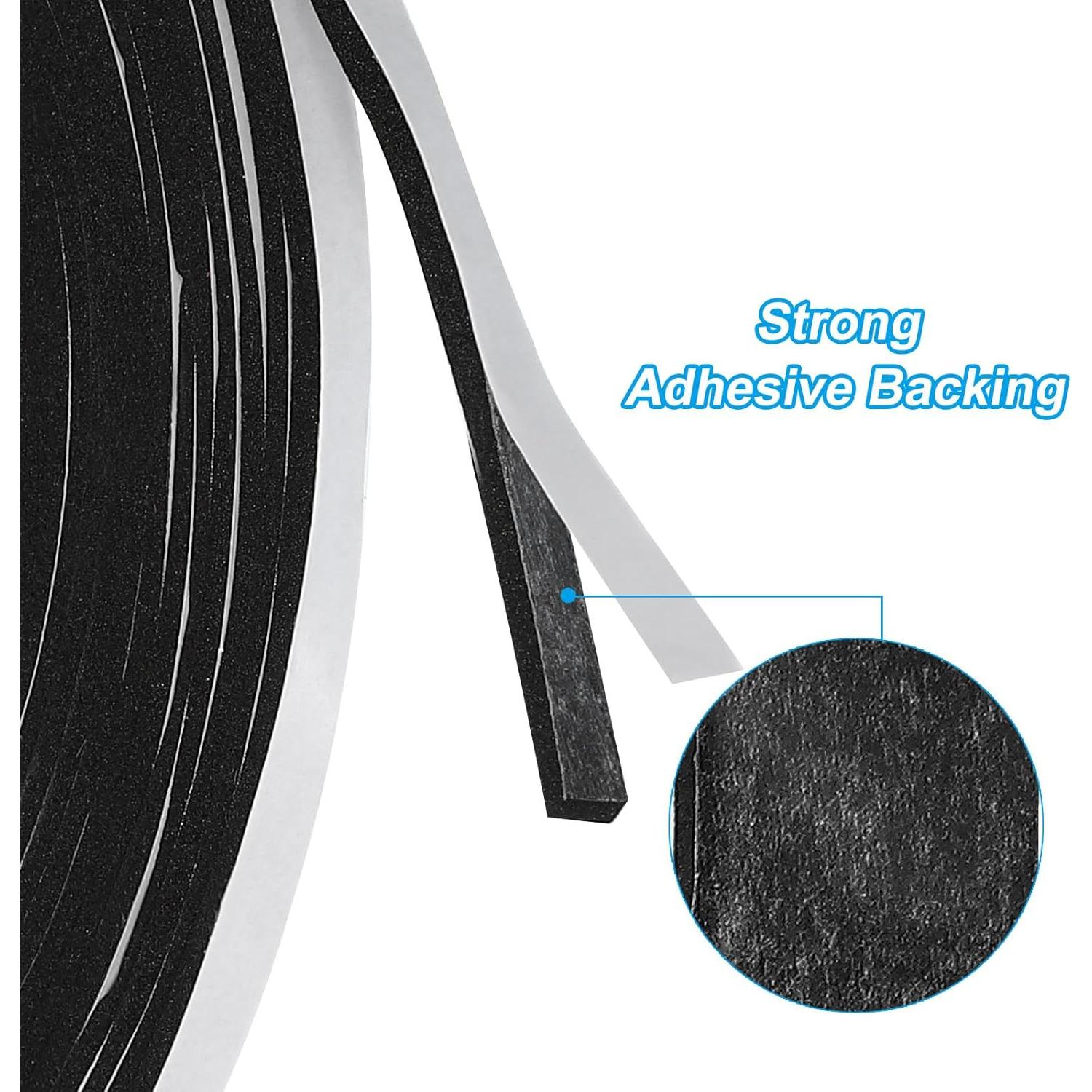 Tira de Sellado PATIKIL 7.92m Espuma Alta Densidad Negro