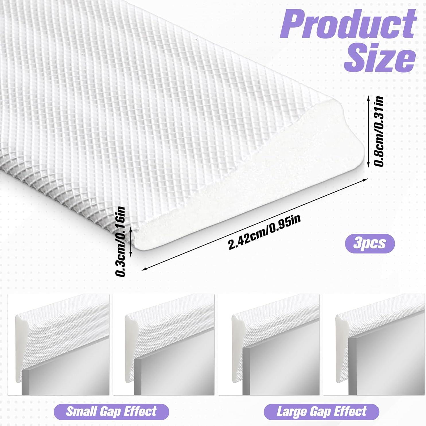 Tira de Clima Sello de Ventana Alrhso 3Pcs 5M Aislamiento Acústico