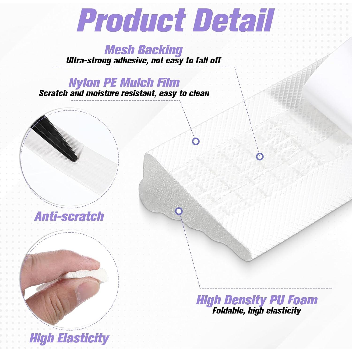 Tira de Clima Sello de Ventana Alrhso 3Pcs 5M Aislamiento Acústico