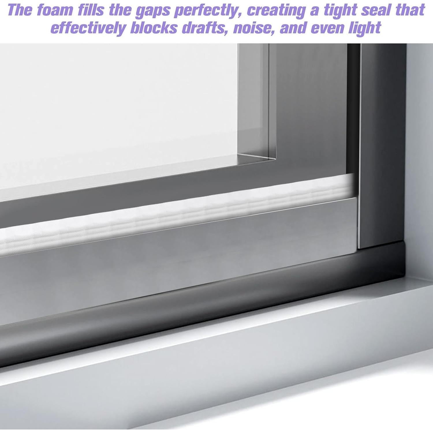 Tira de Clima Sello de Ventana Alrhso 3Pcs 5M Aislamiento Acústico