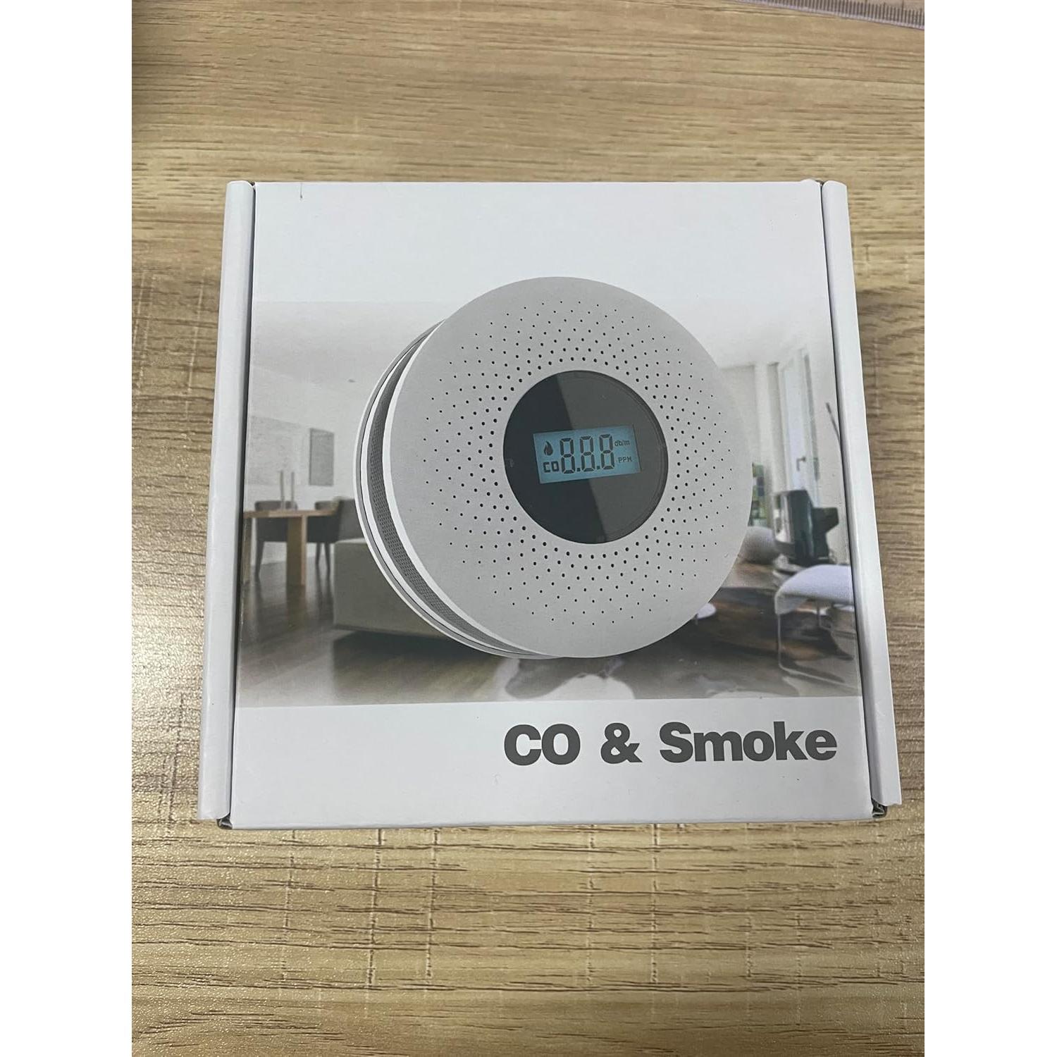 Detector de Humo y Monóxido de Carbono Yfwsrecinoe JZA-540COM