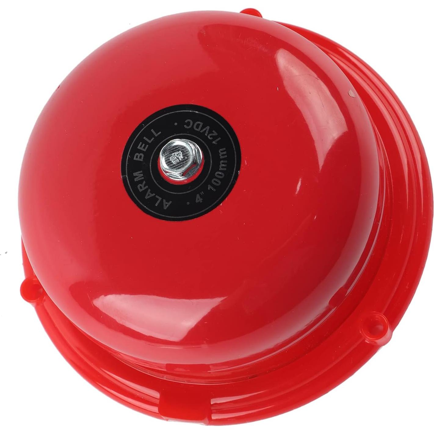 Campana de Alarma de Incendio Yosoo 12V 100dB Metal Dura