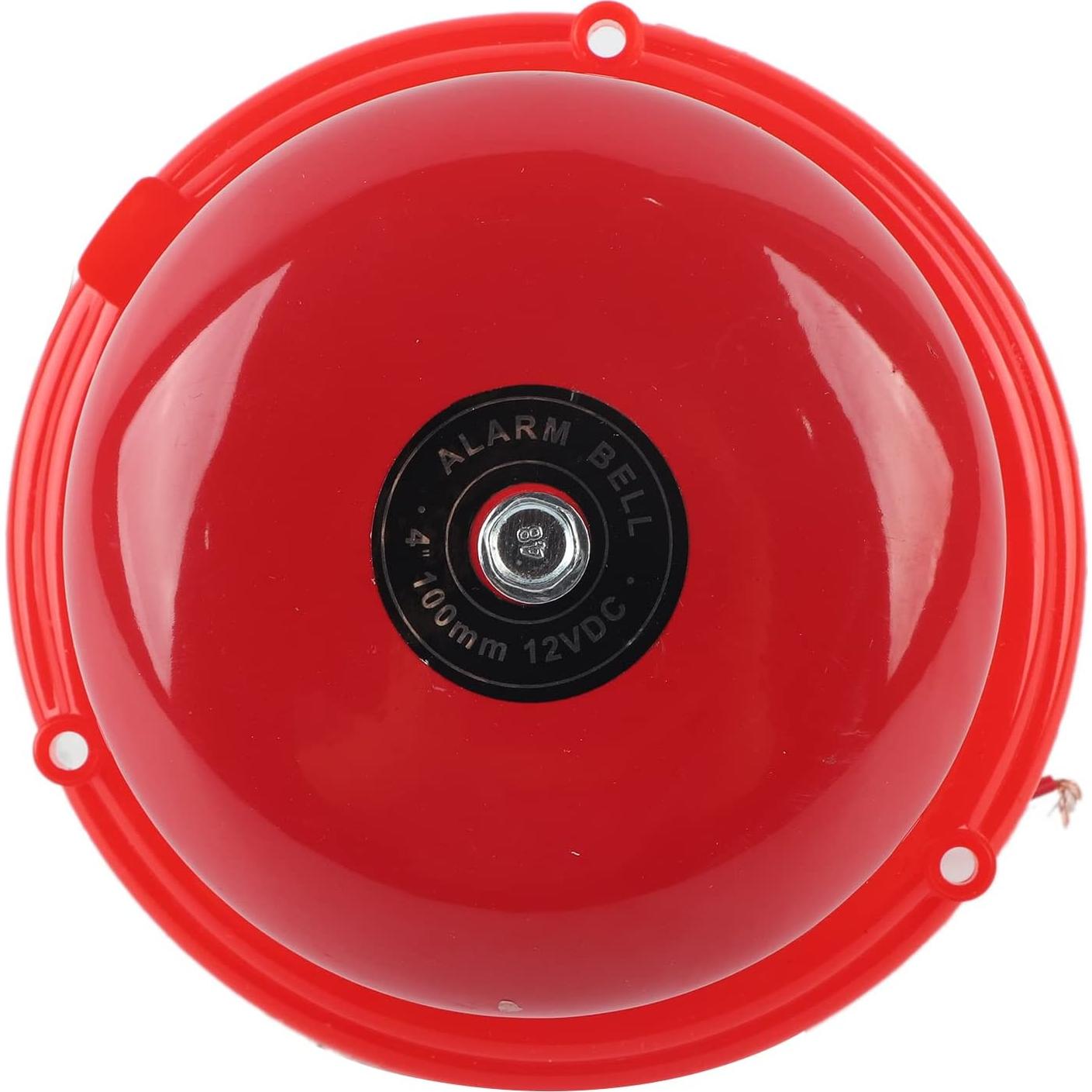 Campana de Alarma de Incendio Yosoo 12V 100dB Metal Dura