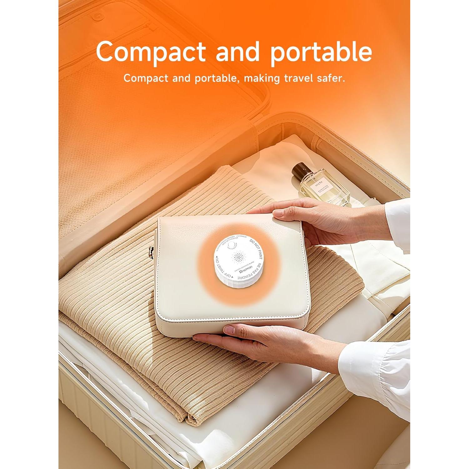 Detector de Monóxido de Carbono HEIMAN C1-W WiFi con Alarma