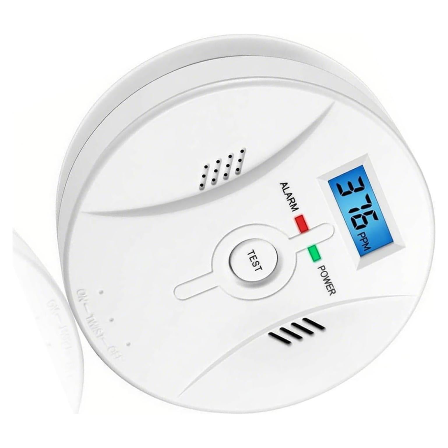 Detector de Monóxido de Carbono SOIRRDBF con Pantalla LCD