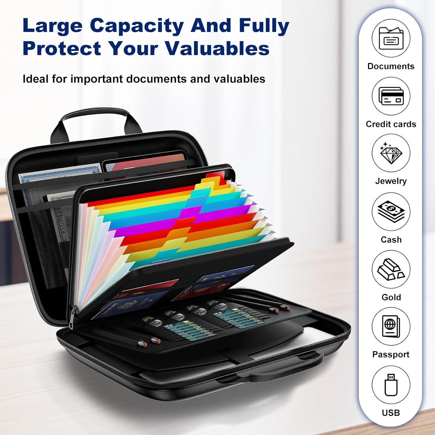 Caja de Documentos a Prueba de Fuego HIBWN 40.6x31.8cm