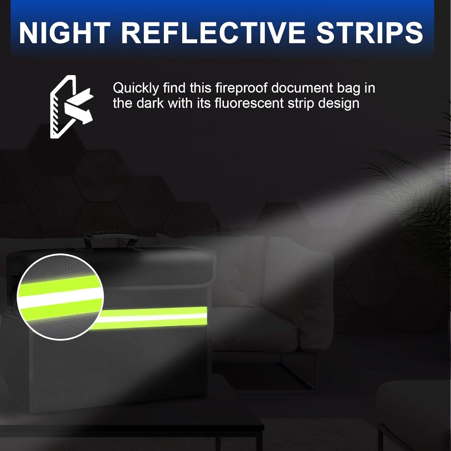 Bolsa Organizadora Resistente al Fuego ZYMMYZ 35.8x24.1cm