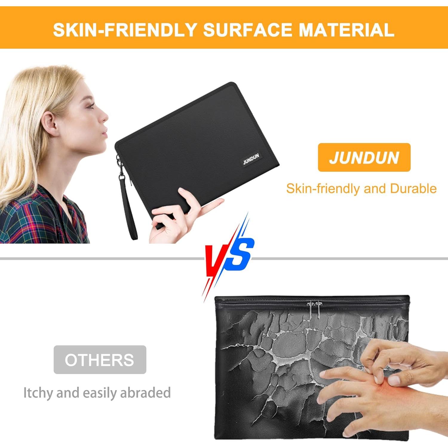 Bolsa de Documentos a Prueba de Fuego JUNDUN 34.3x24.4cm